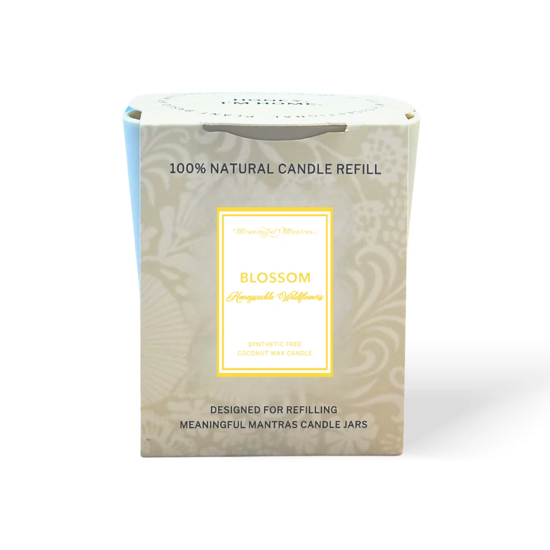 Honeysuckle Wildflowers Natural Candle 8oz Kaia Collection Refill