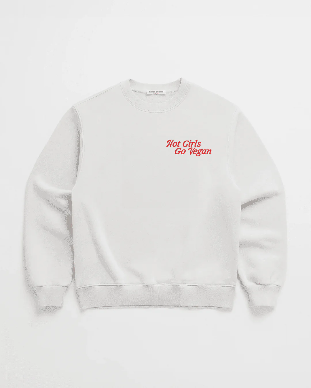 HOT GIRLS GO VEGAN CREWNECK - Image 2
