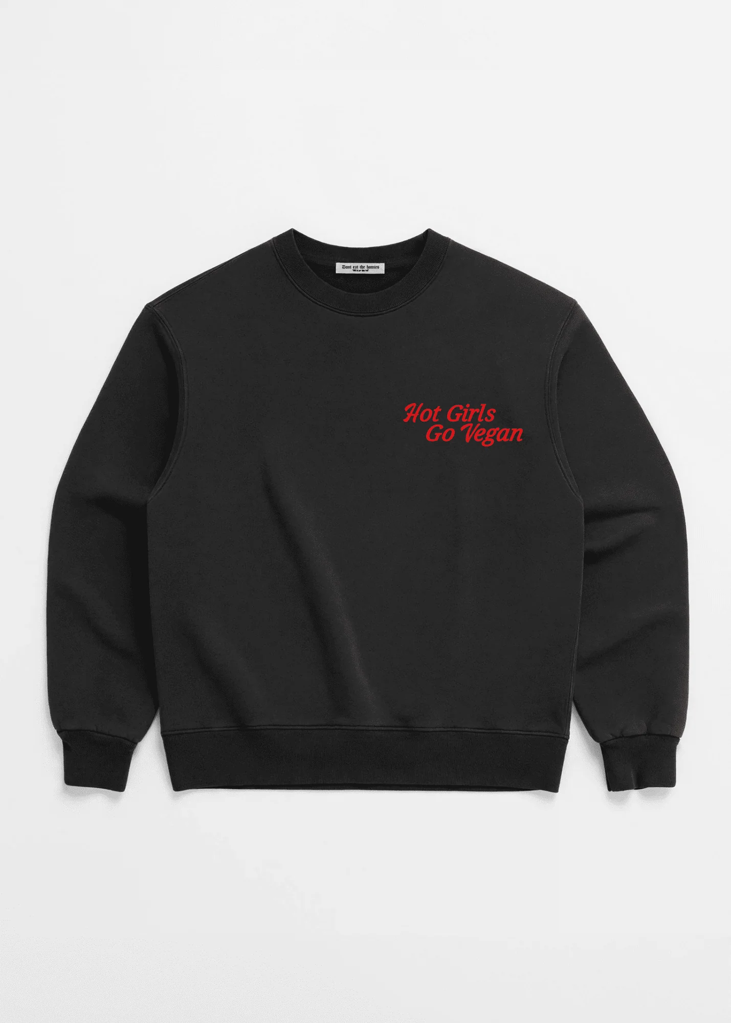 HOT GIRLS GO VEGAN CREWNECK - Image 3