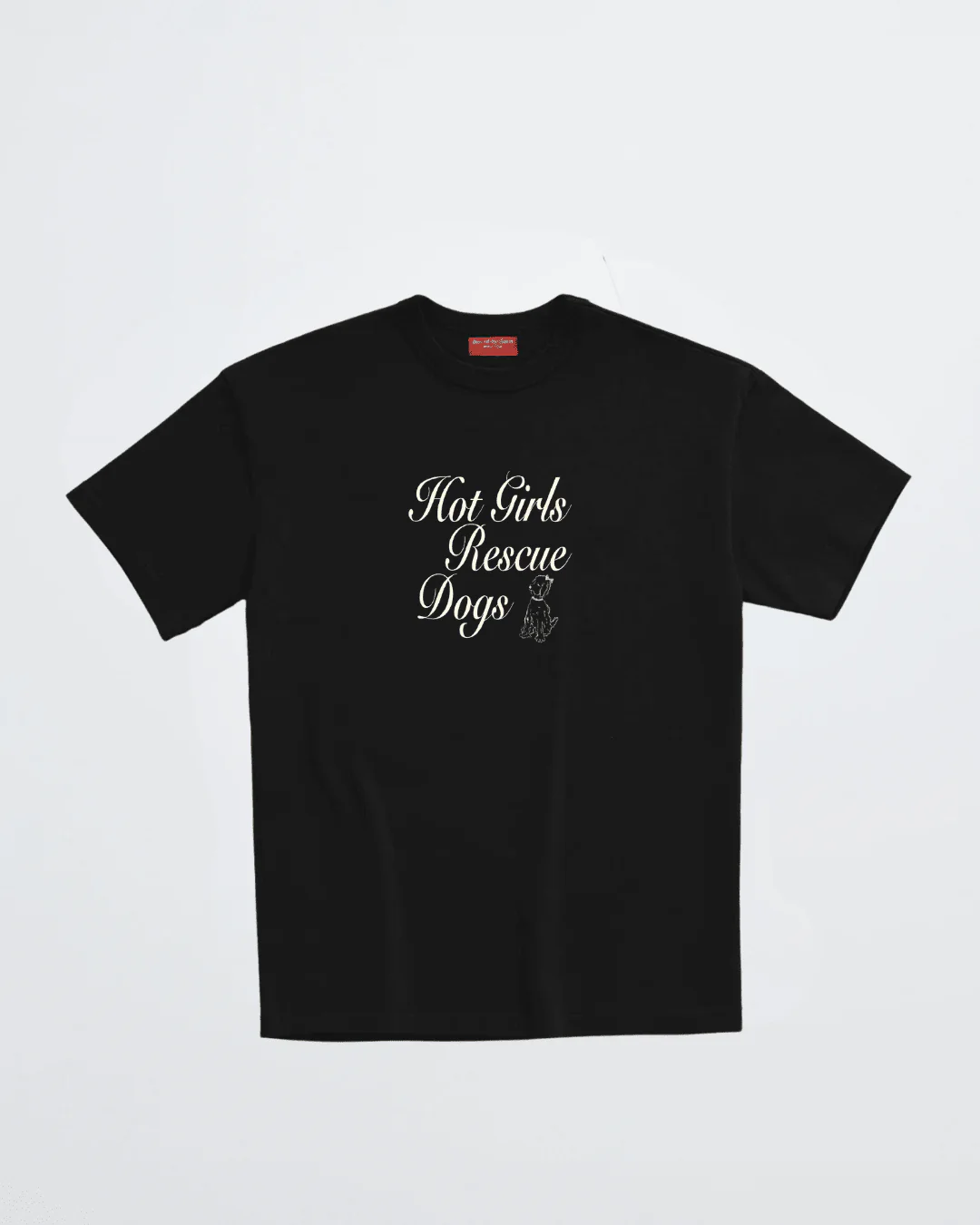 HOT GIRLS RESCUE DOGS TEE - Image 3