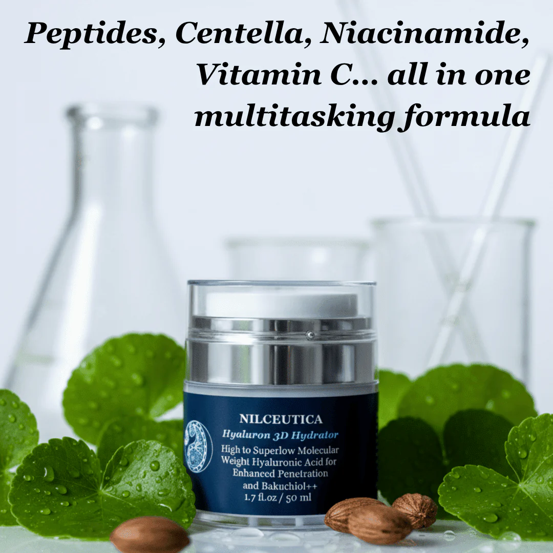Hyaluron 3D Hydrator Multi Lamellar Emulsion The Advanced Response Face and Neck Cream-Serum with Matrixyl 3000 and Argireline Amplified - Image 16