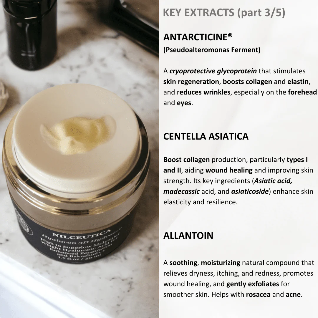 Hyaluron 3D Hydrator Multi Lamellar Emulsion The Advanced Response Face and Neck Cream-Serum with Matrixyl 3000 and Argireline Amplified - Image 20
