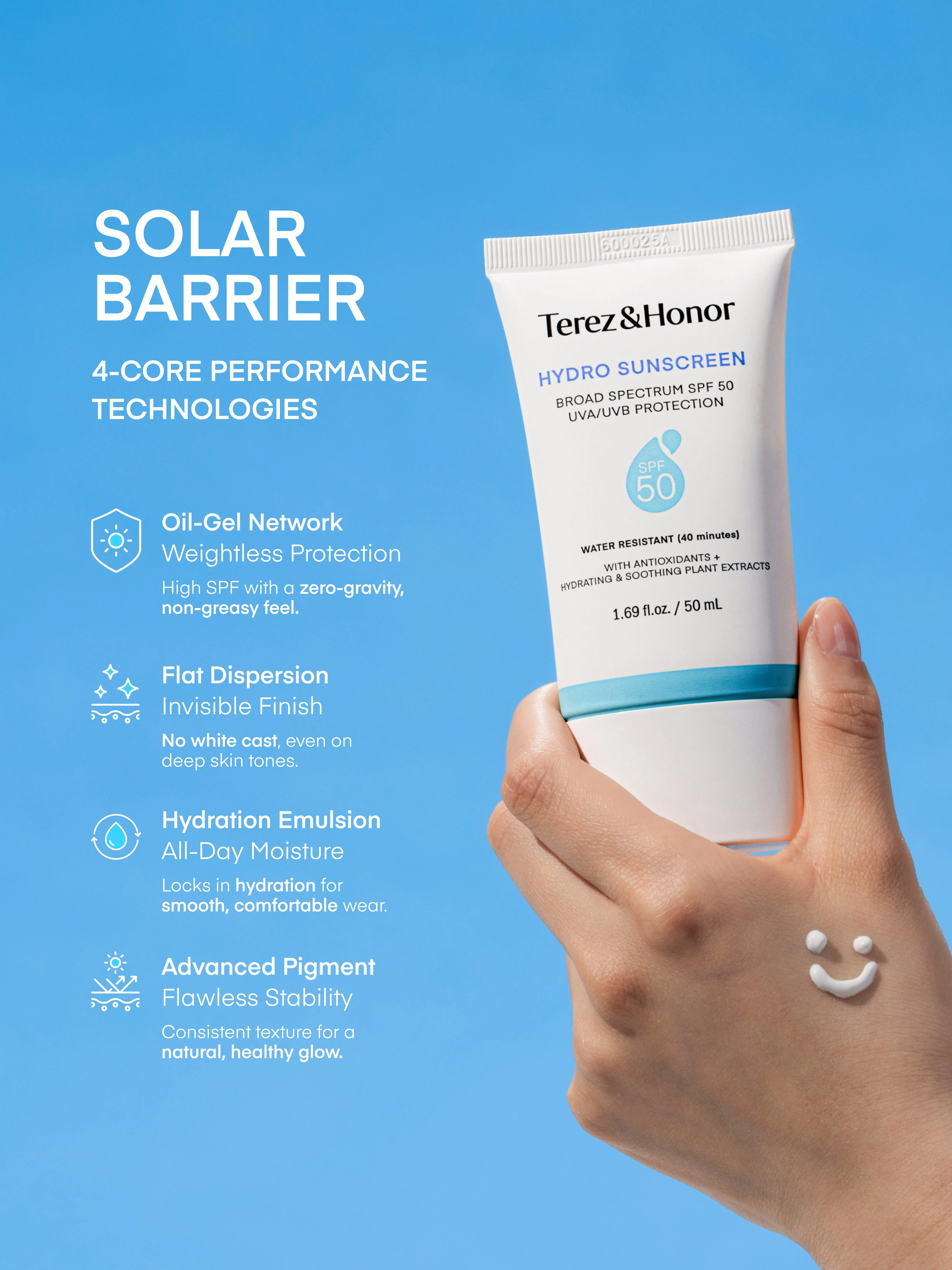 Hydro Face Sunscreen: SPF 50 - Image 5