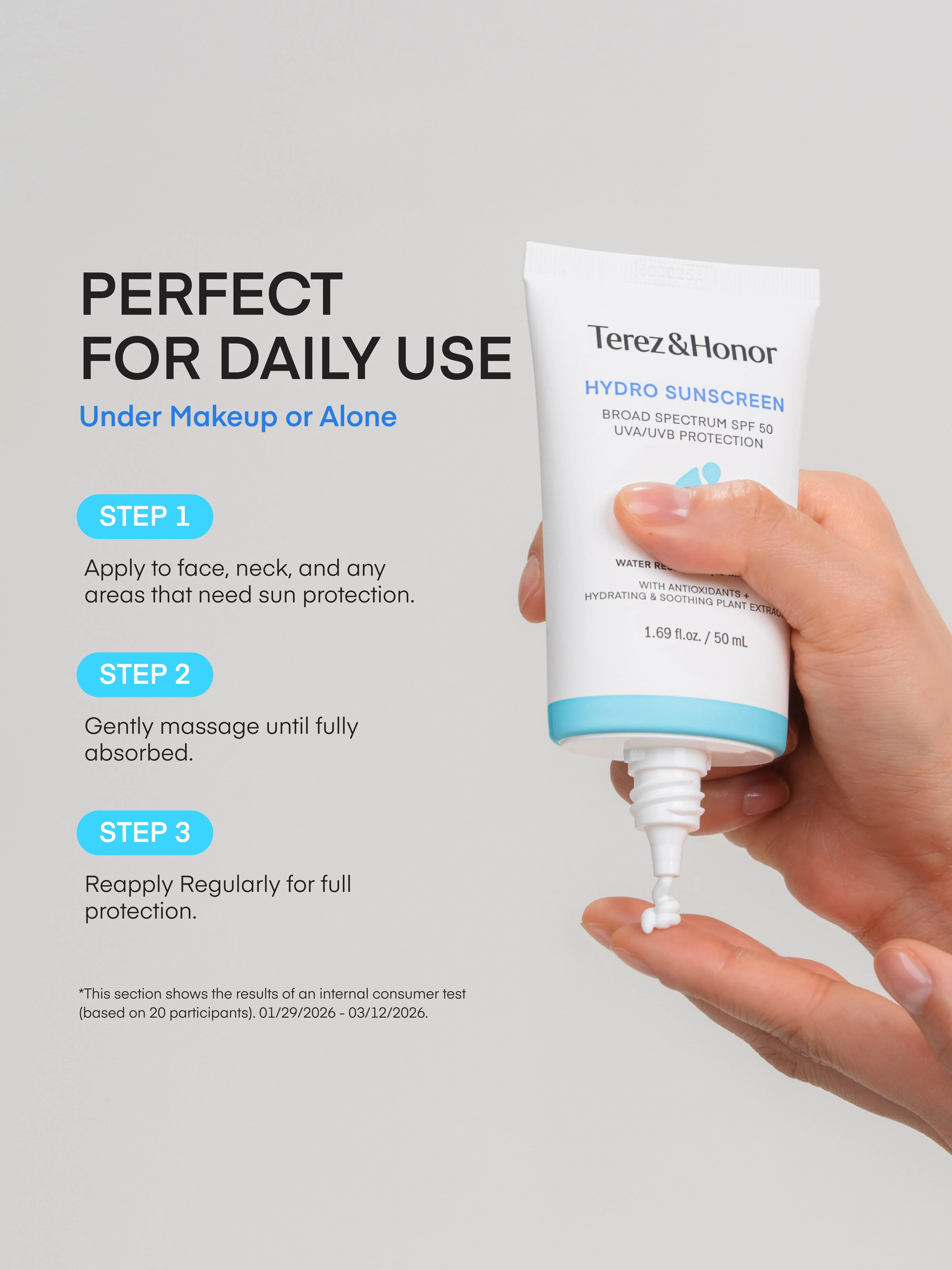 Hydro Face Sunscreen: SPF 50 - Image 9