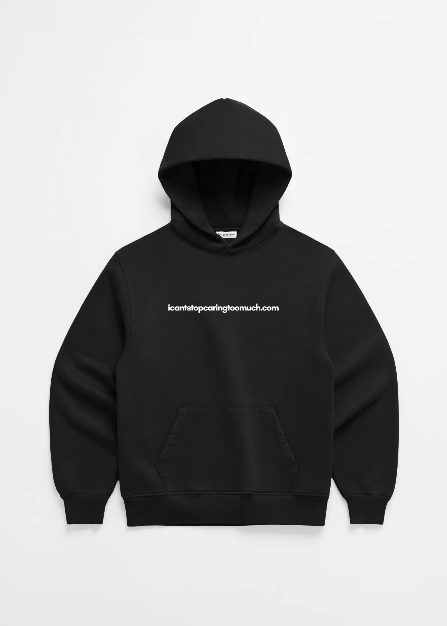 I CANT STOP CARING TOO MUCH .COM HOODIE - Image 2
