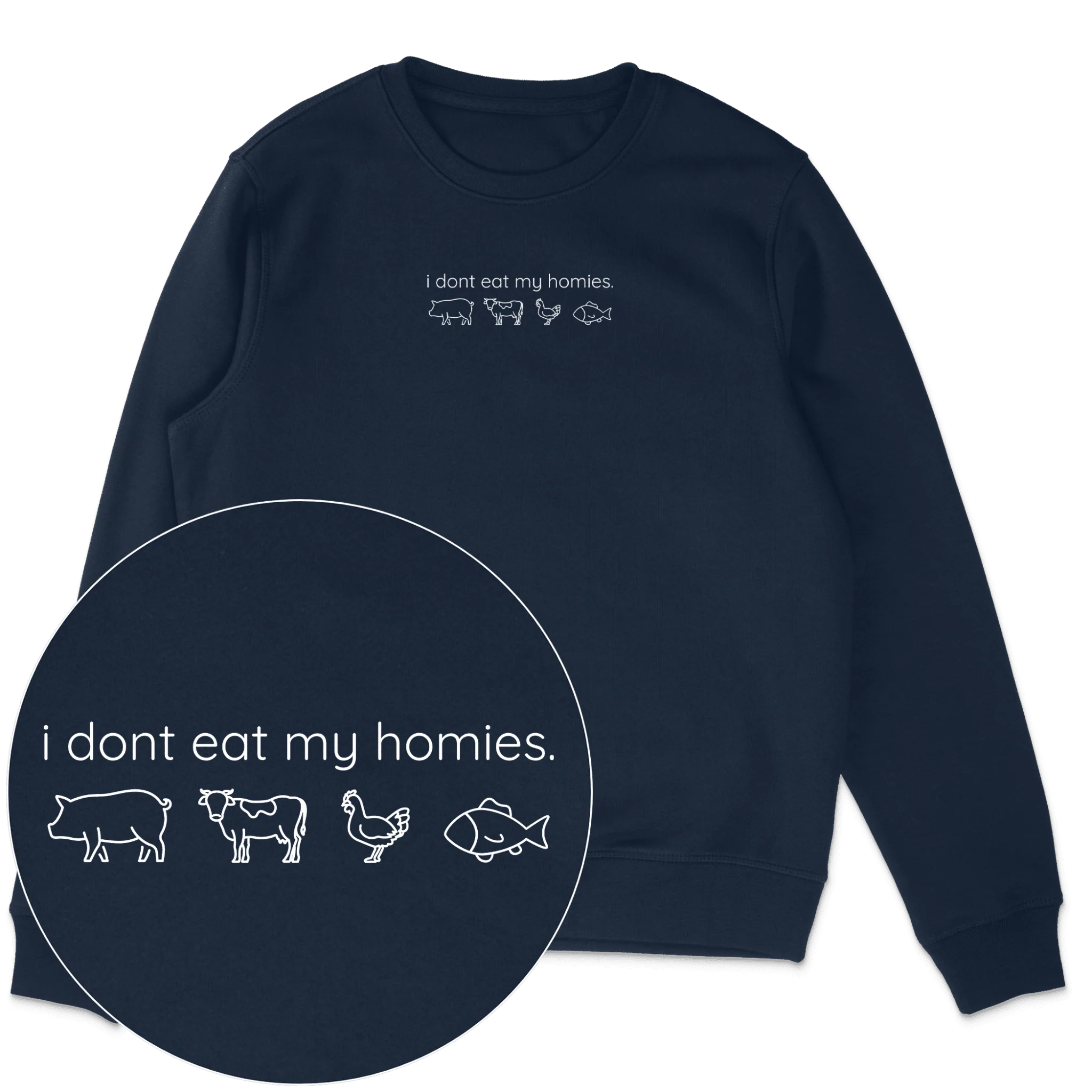I Don't Eat My Homies Sweatshirt - Image 3