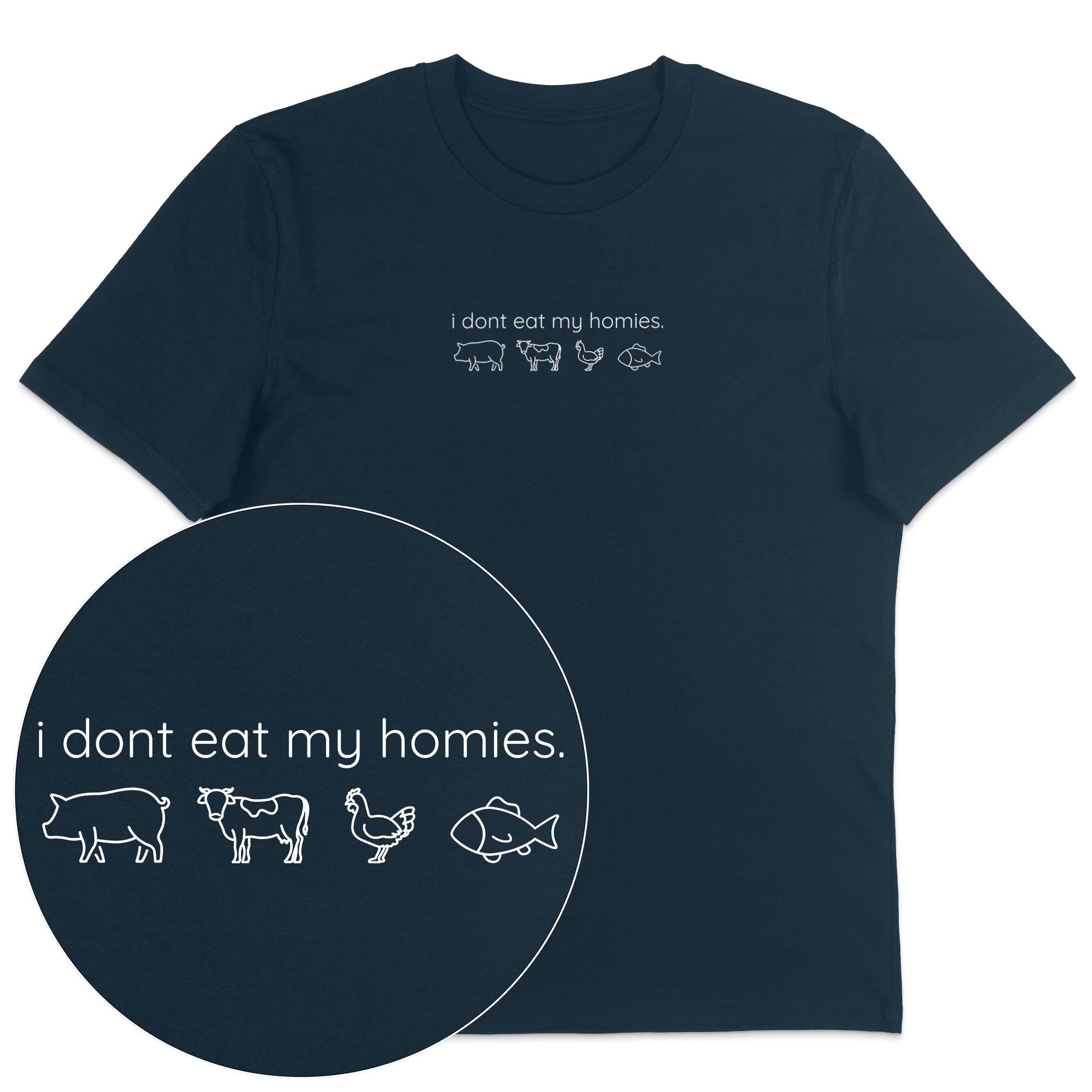 I Don't Eat My Homies T-Shirt - Image 5