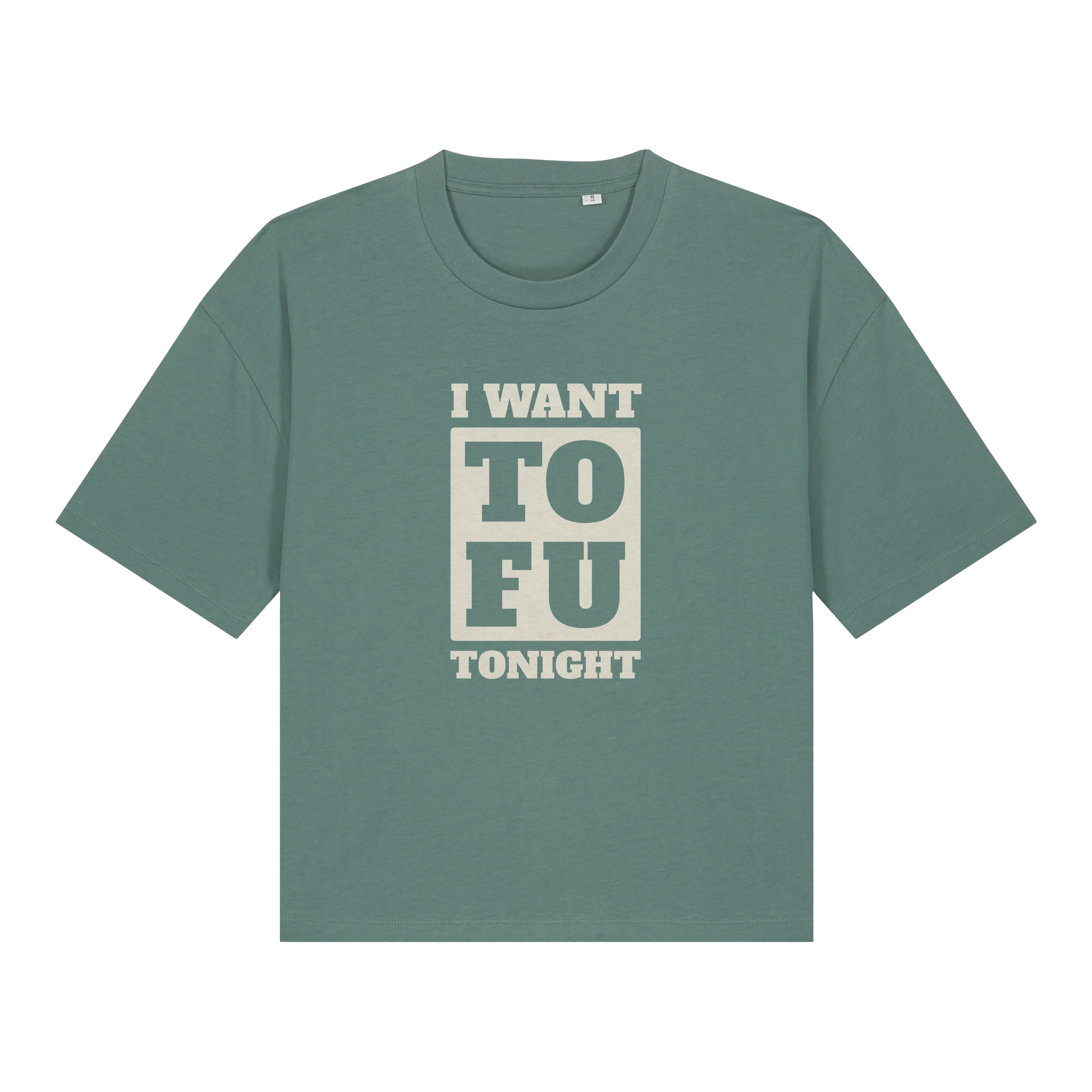 I Want Tofu Women's Boxy T-Shirt - Image 3