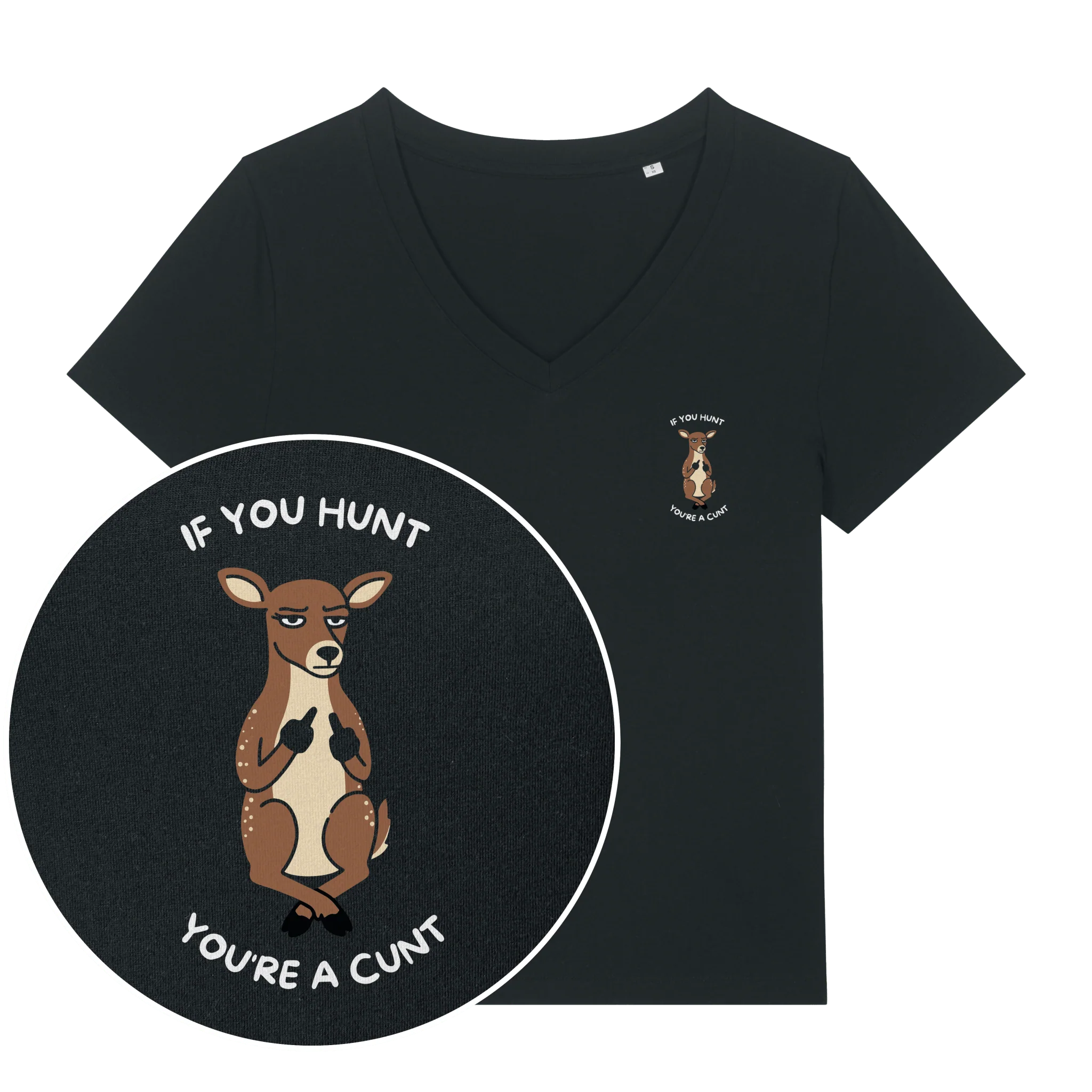 If You Hunt Women's V Neck T-Shirt - Image 2