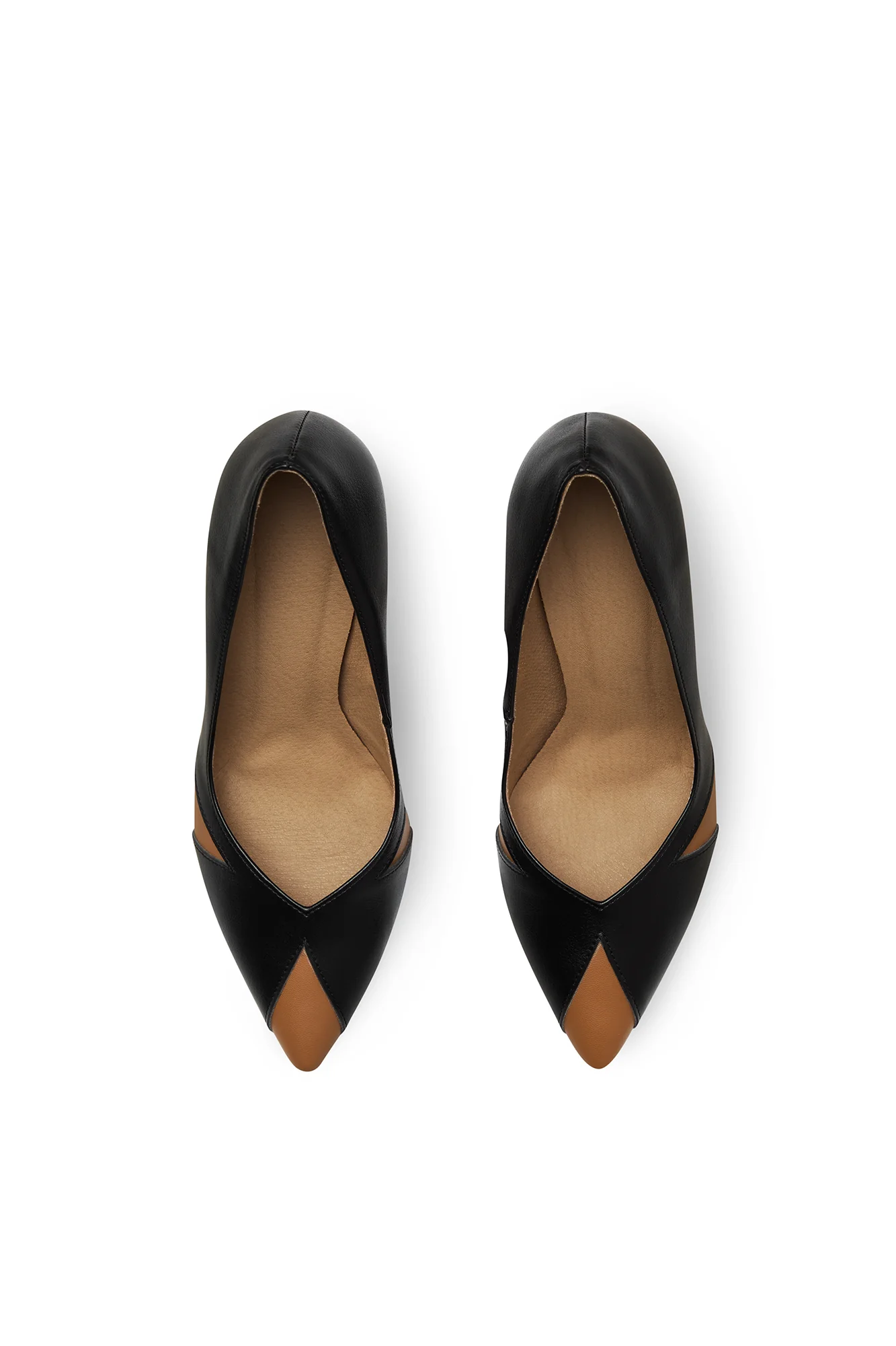 IVO black & caramel – vegan heels made from mushroom and corn & wheat leather - Image 8