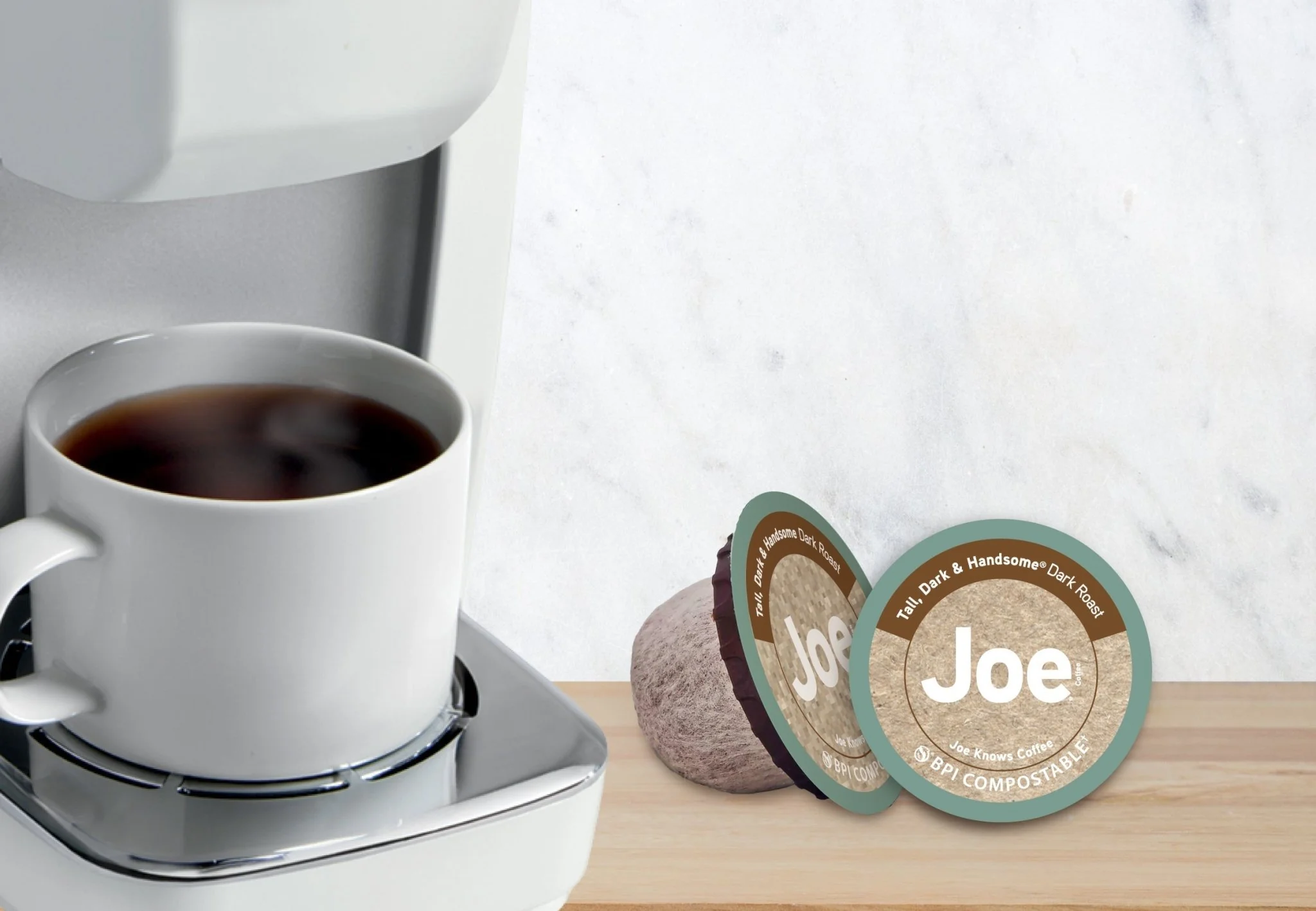 Joe Knows Coffee® Tall, Dark & Handsome® 50ct Single Serve Compostable Pods - Image 4