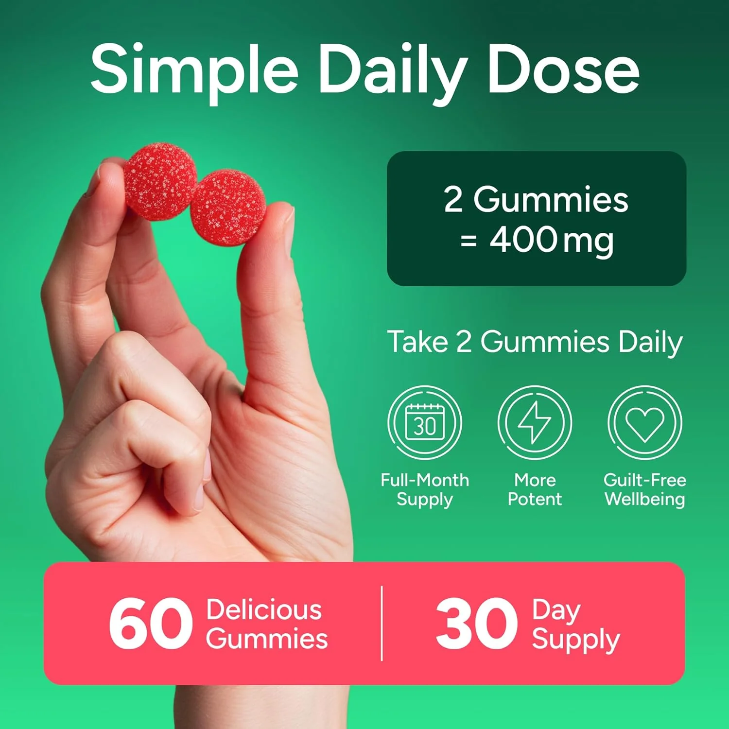 Natural GLP1 Support - Berberine Sugar-Free Gummies - Image 5