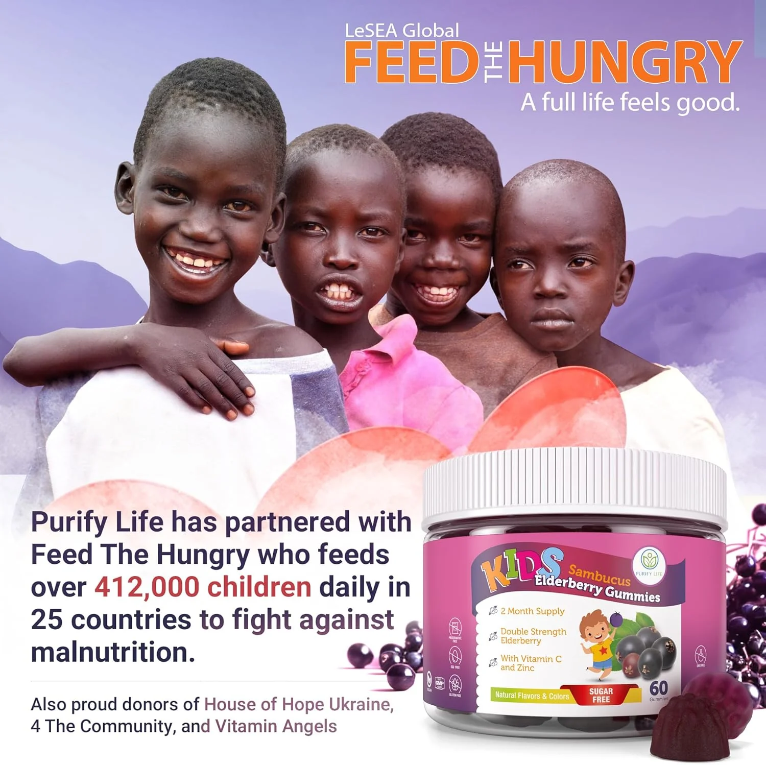 Kids Elderberry Gummies With Zinc and Vitamin C - Premium Immune Support Chewable Gummy for Kids Age 2-13 - Image 7