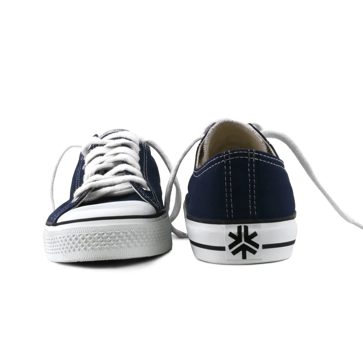 Kids Low Cut Sneakers, Blue & White CLEARANCE STOCK - Image 3