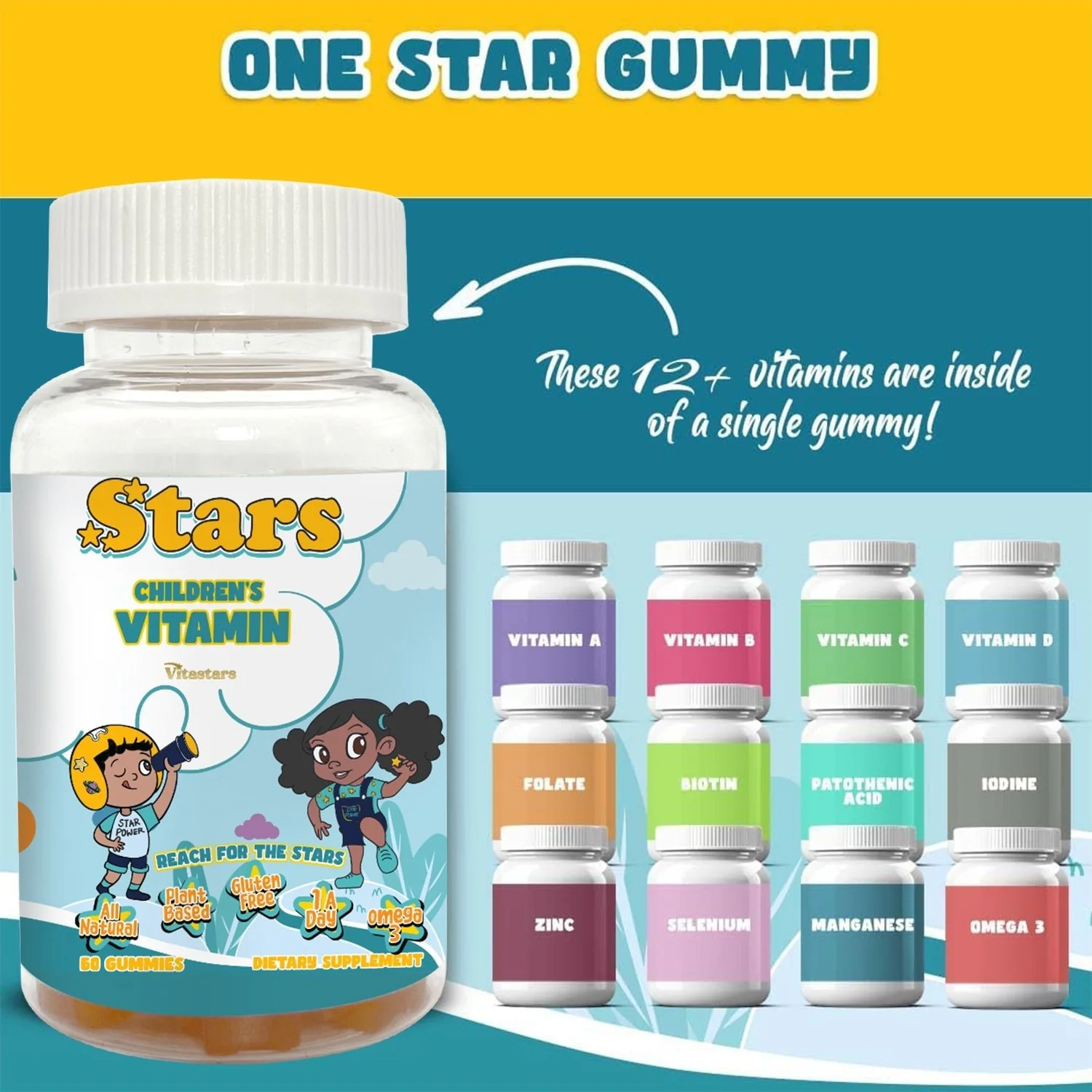 Kids Multivitamin & Immune Boost Bundle Kids Vitamin Gummies + Elderberry Gummies with Vitamin C & Zinc Bundle - Image 5