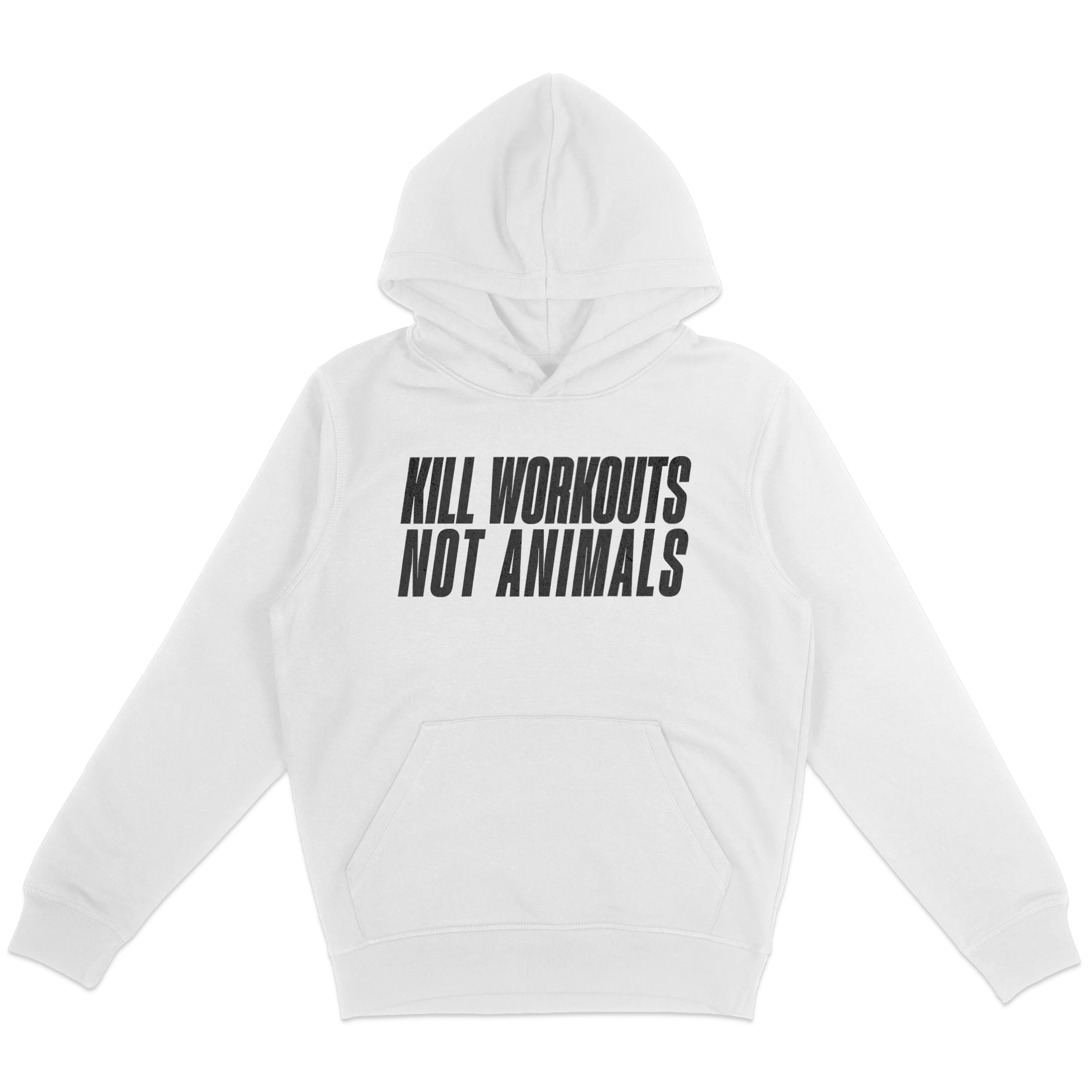 Kill Workouts Not Animals Hoodie - Image 2
