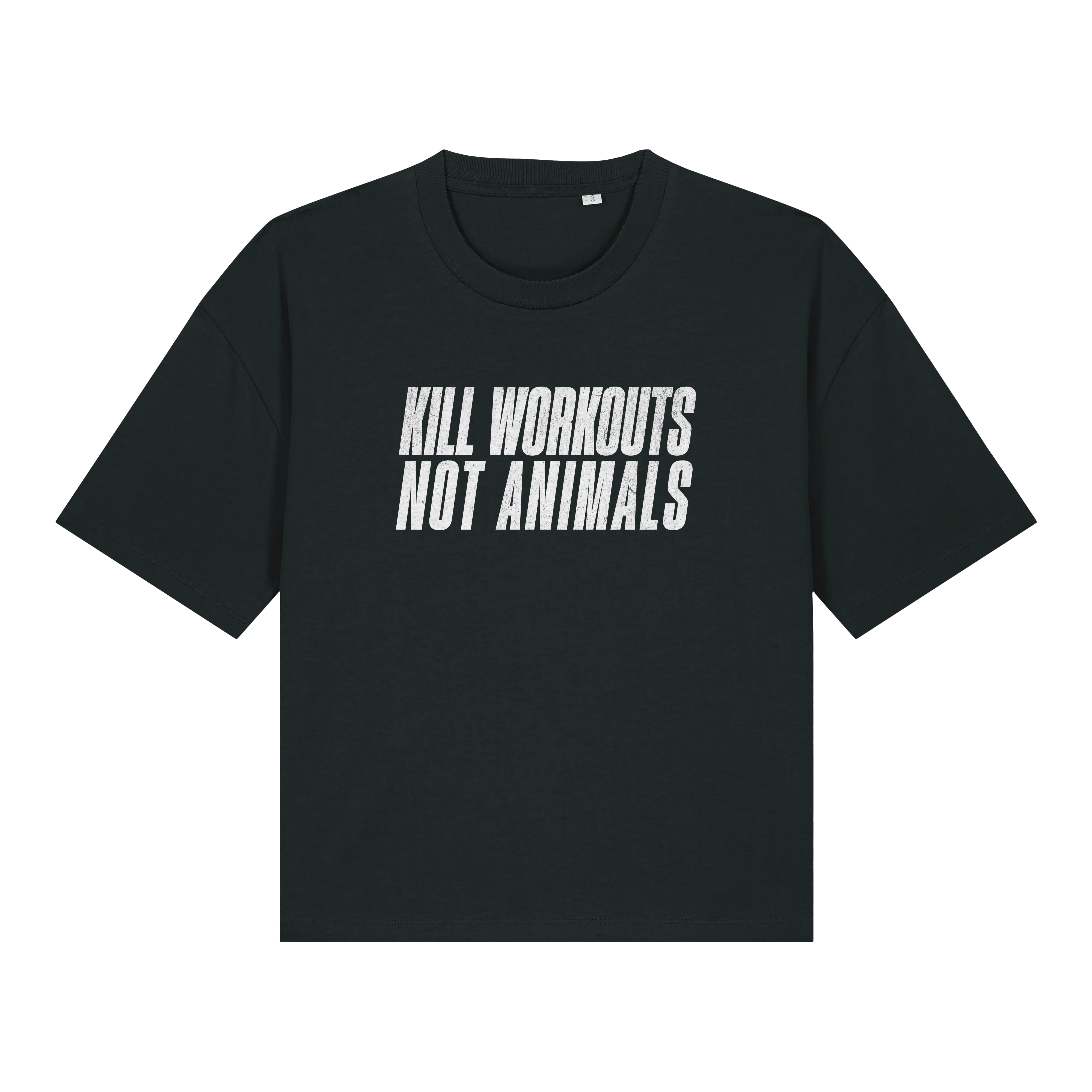 Kill Workouts Not Animals Women's Boxy T-Shirt - Image 2
