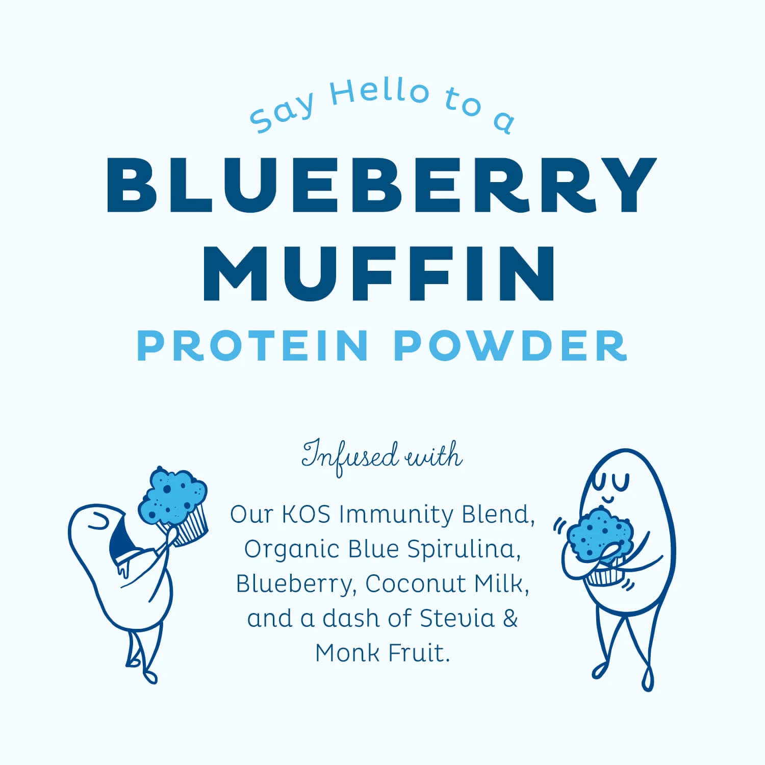KOS Organic Plant Protein, Blueberry Muffin, 10 servings - Image 6