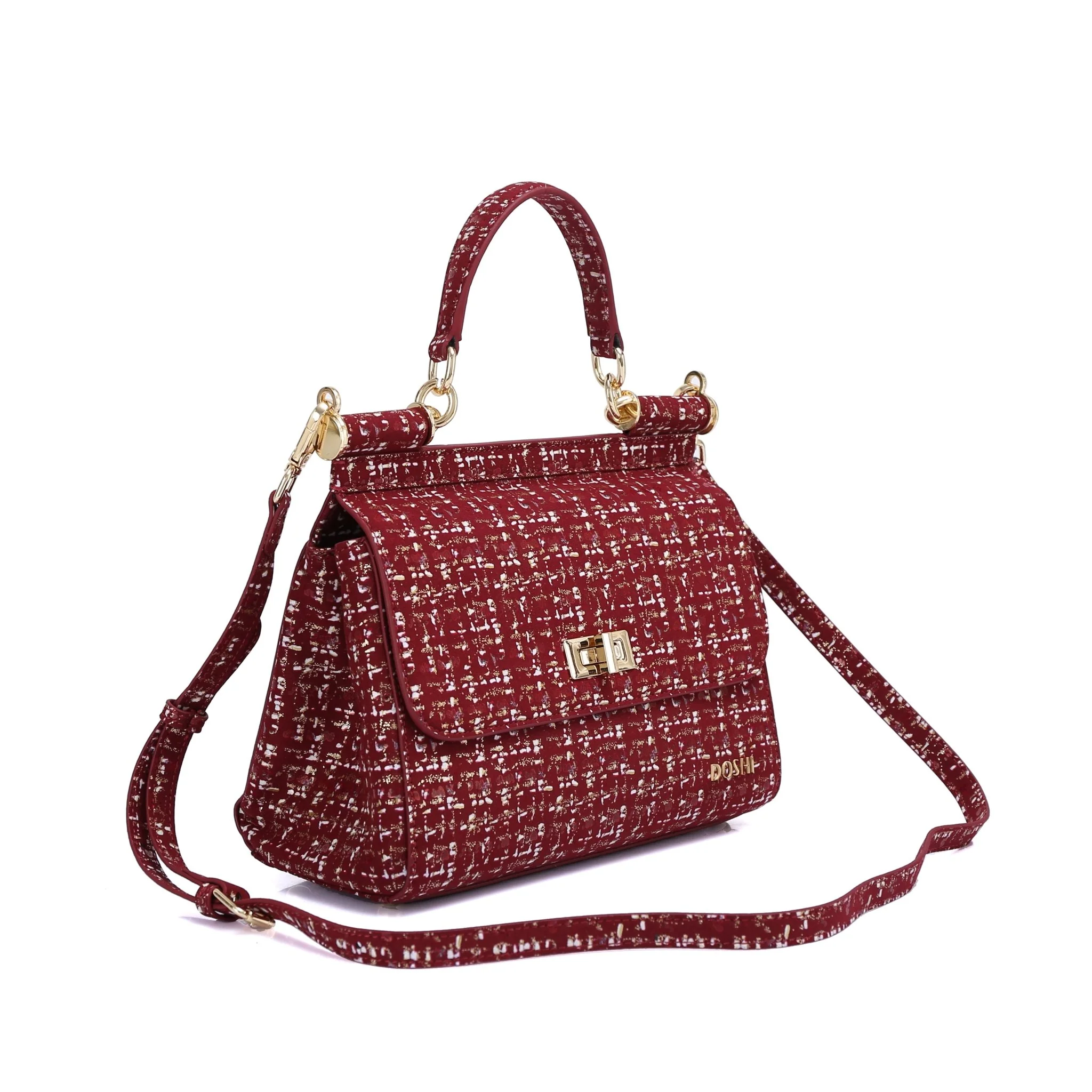 Lady Bag 3 - Printed Royal Red - Image 3