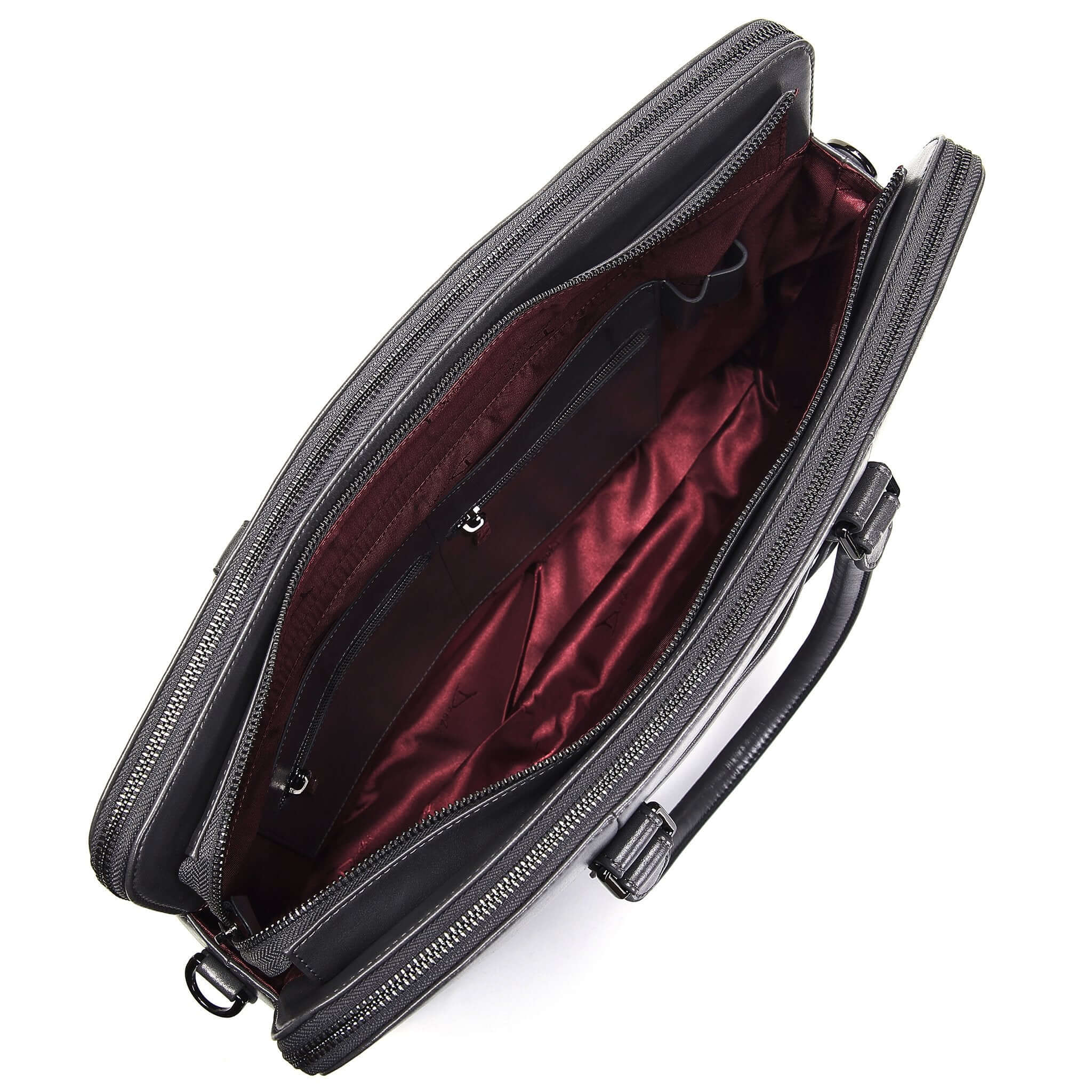 Large Classic Women's Vegan Briefcase 3 - Image 21