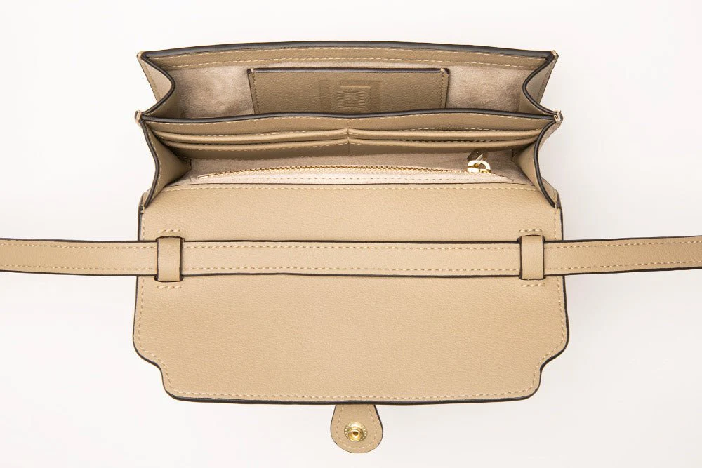 Lavāda Signature Crossbody Wallet Clutch in Tan - Image 3