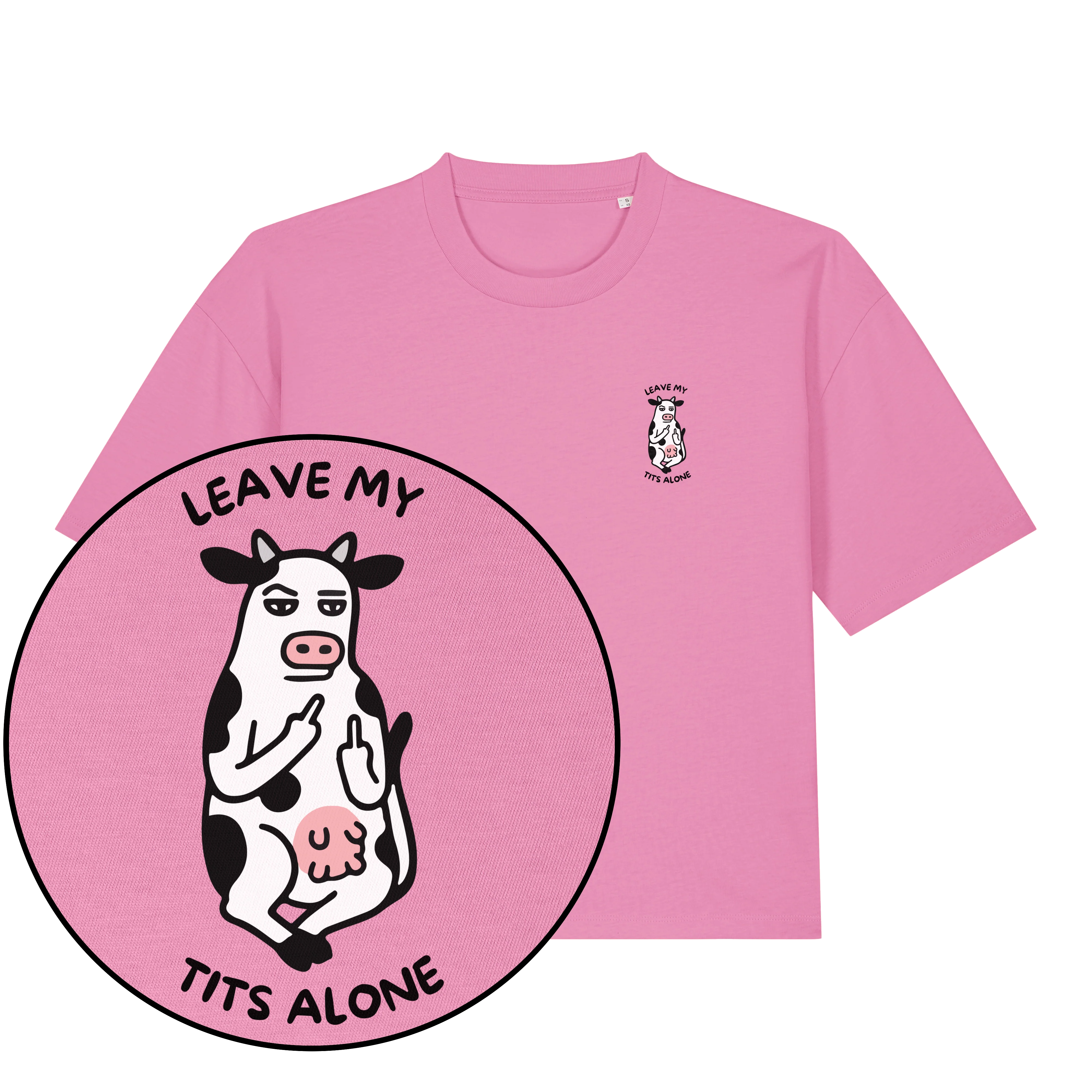 Leave My Tits Alone Women's Boxy T-Shirt - Image 5