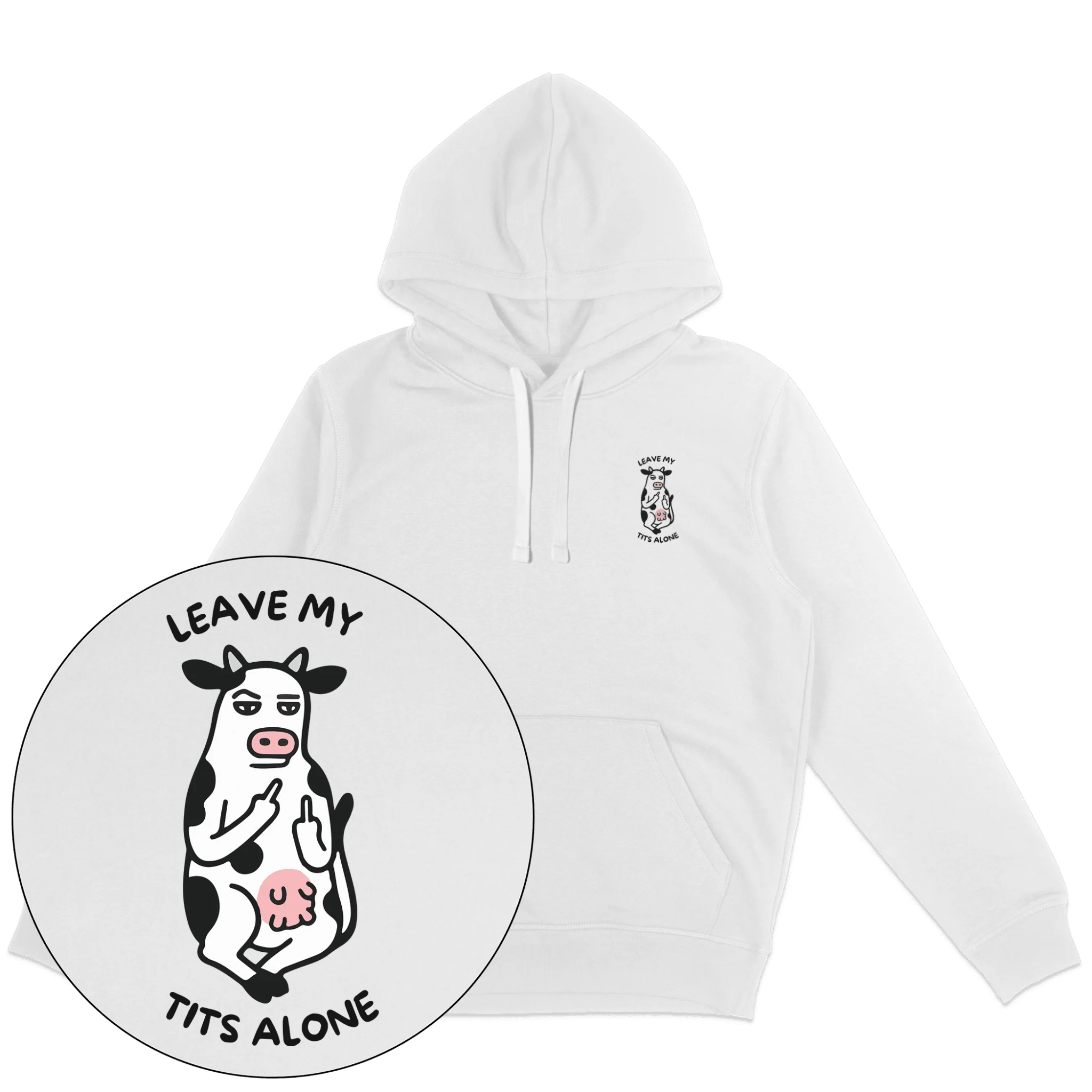 Leave My Tits Alone Hoodie - Image 2