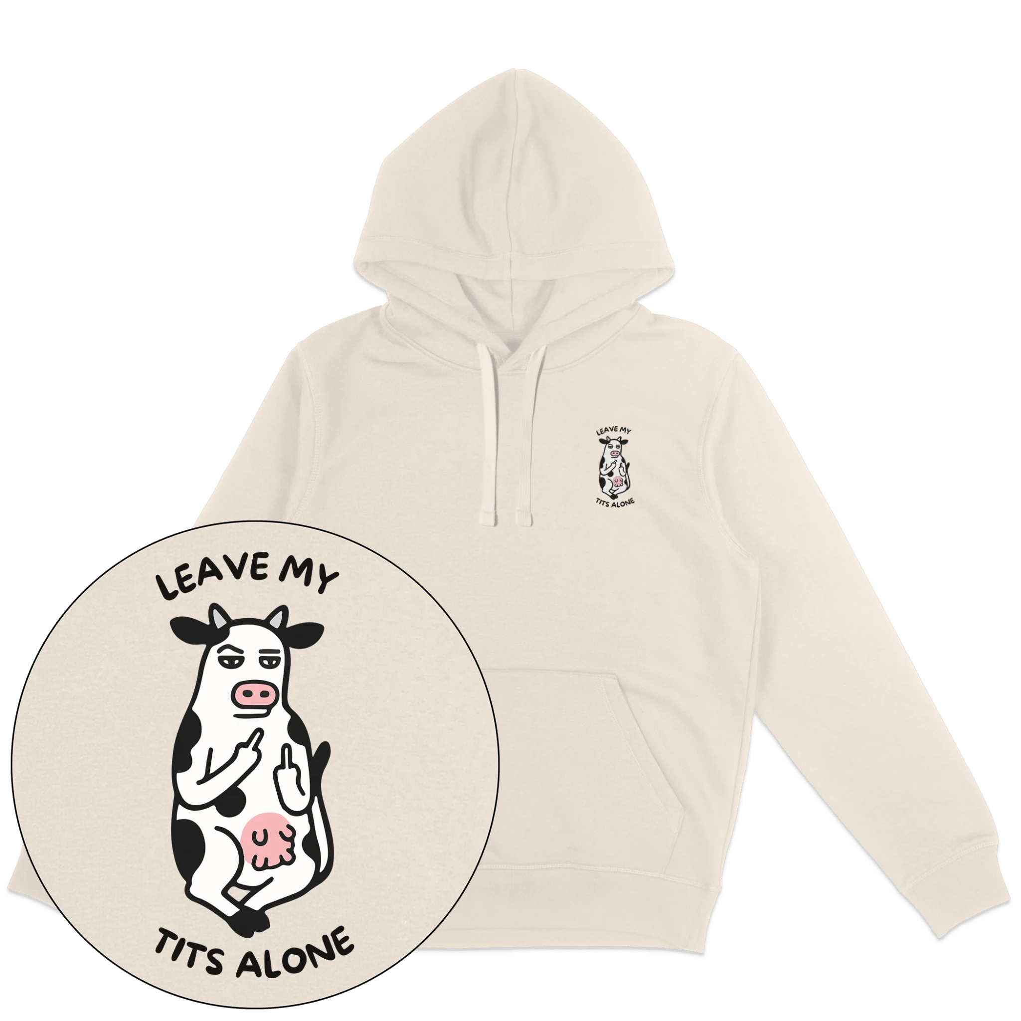 Leave My Tits Alone Hoodie - Image 4