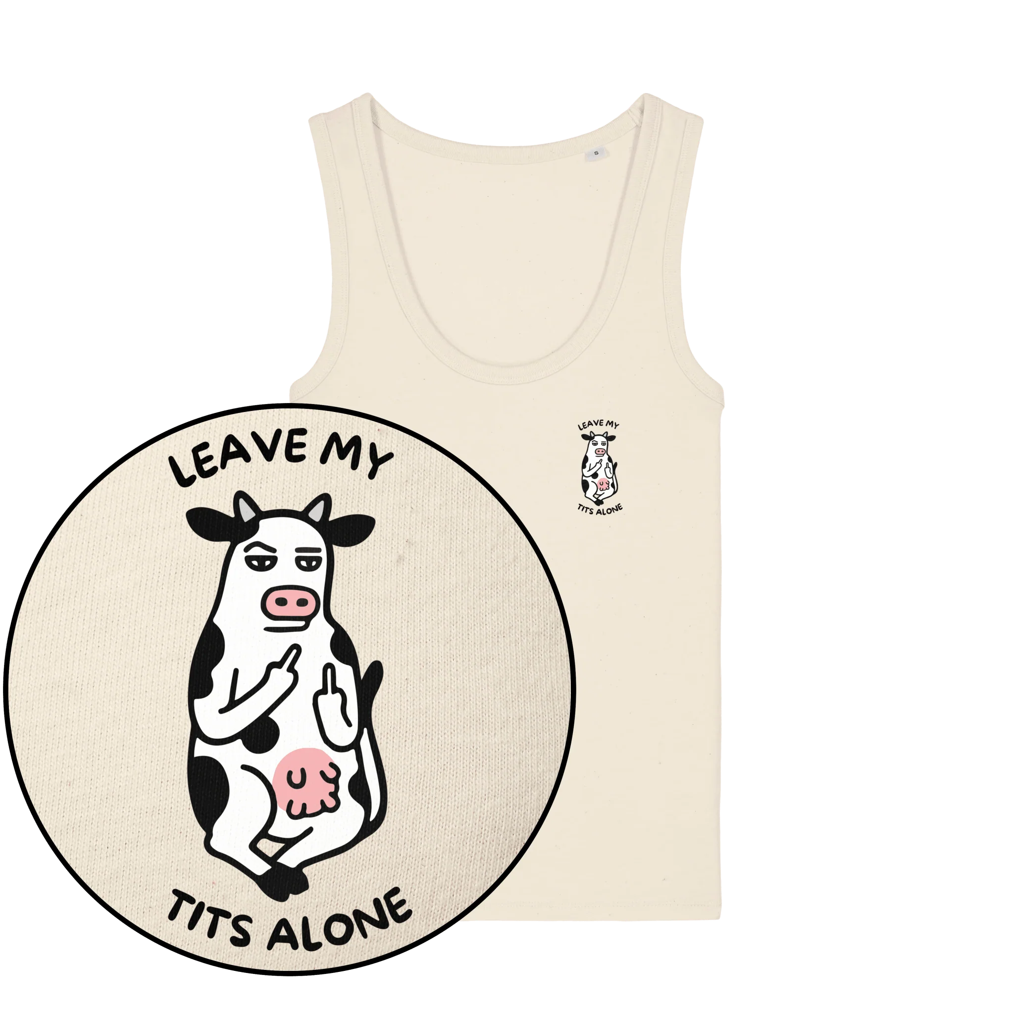 Leave My Tits Alone Women's Tank Top - Image 2