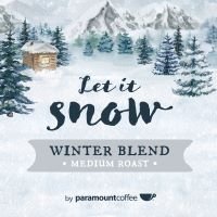 Let It Snow Winter Blend 12oz Medium Roast Ground Coffee - Image 6