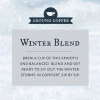 Let It Snow Winter Blend 12oz Medium Roast Ground Coffee - Image 7