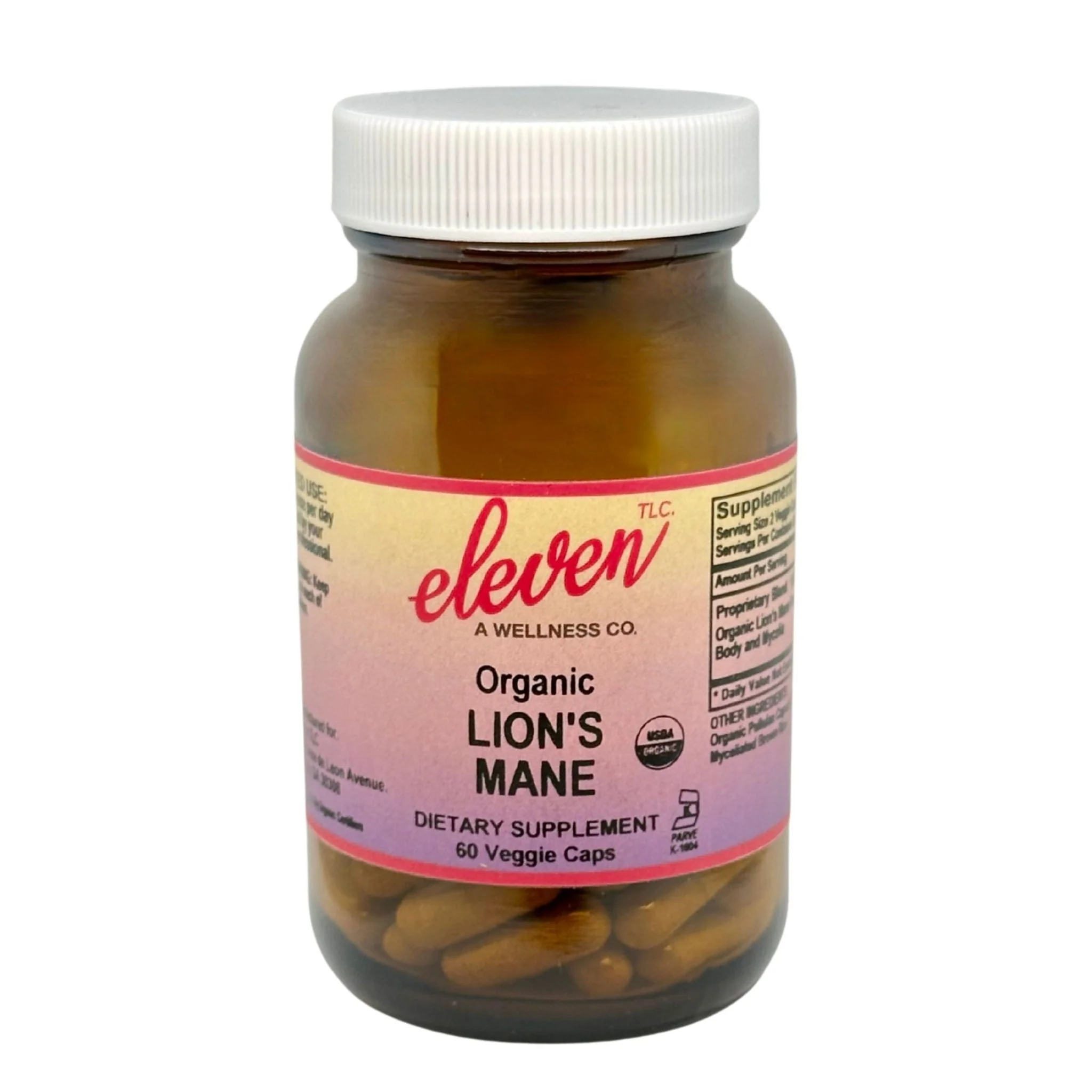 Lion's Mane Organic Mushroom Capsules | 60 Capsules