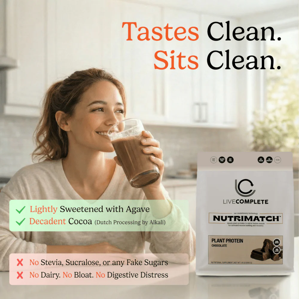NutriMatch™ Chocolate Plant Protein Powder - Image 3