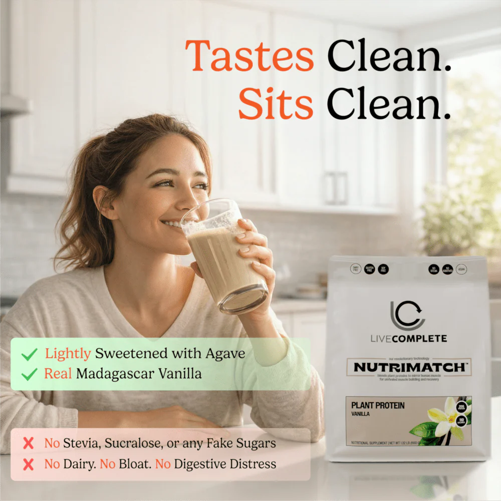 NutriMatch Vanilla Plant Protein Powder - Image 4