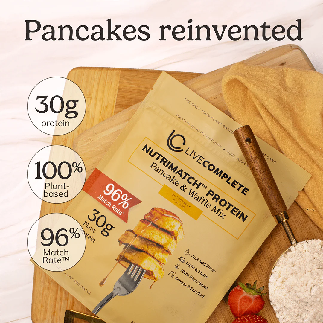 LiveComplete Pancake & Waffle Mix - Performance Blend - Chocolate - Image 4
