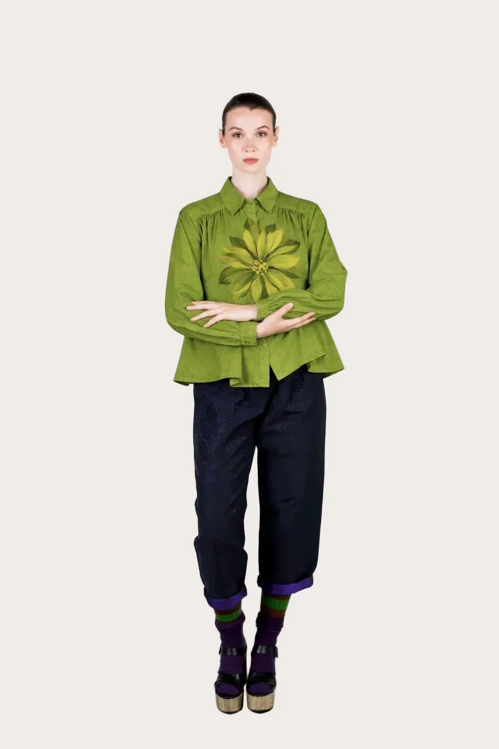 LO NEEL Chemise Hila Verte