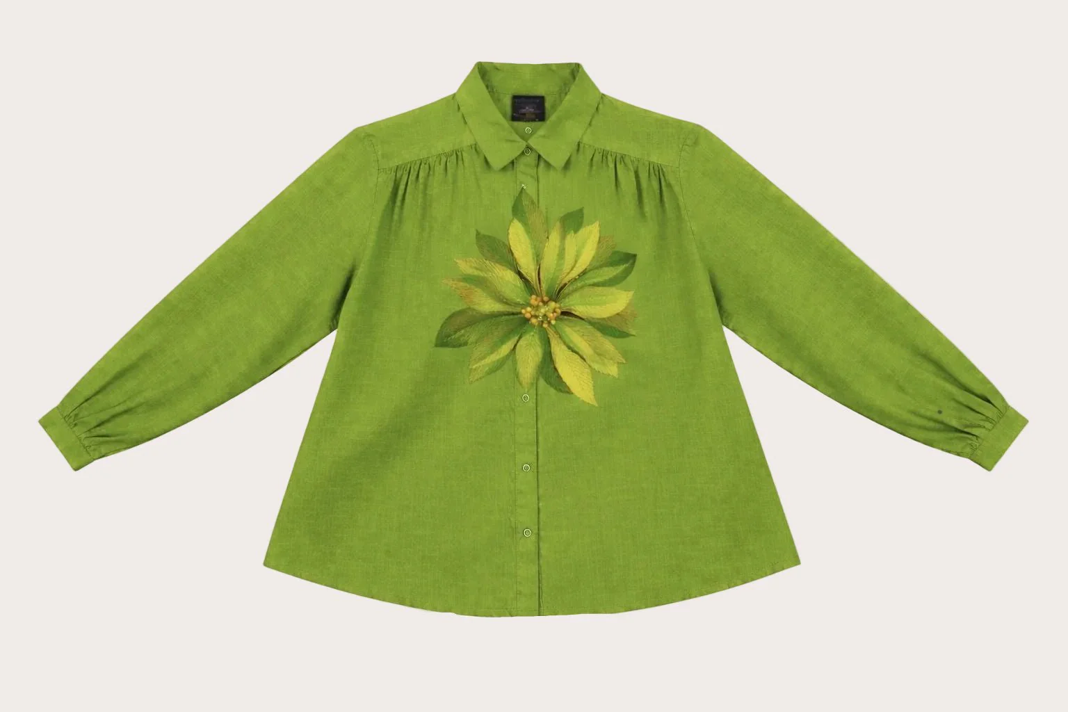 LO NEEL Chemise Hila Verte - Image 3
