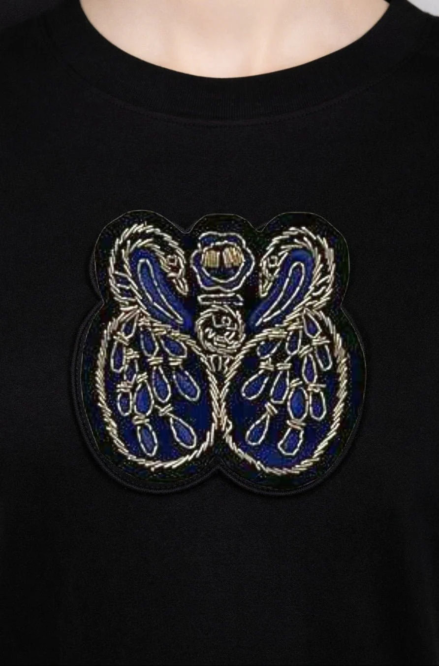 LO NEEL T-shirt Ocean Noir - Image 7
