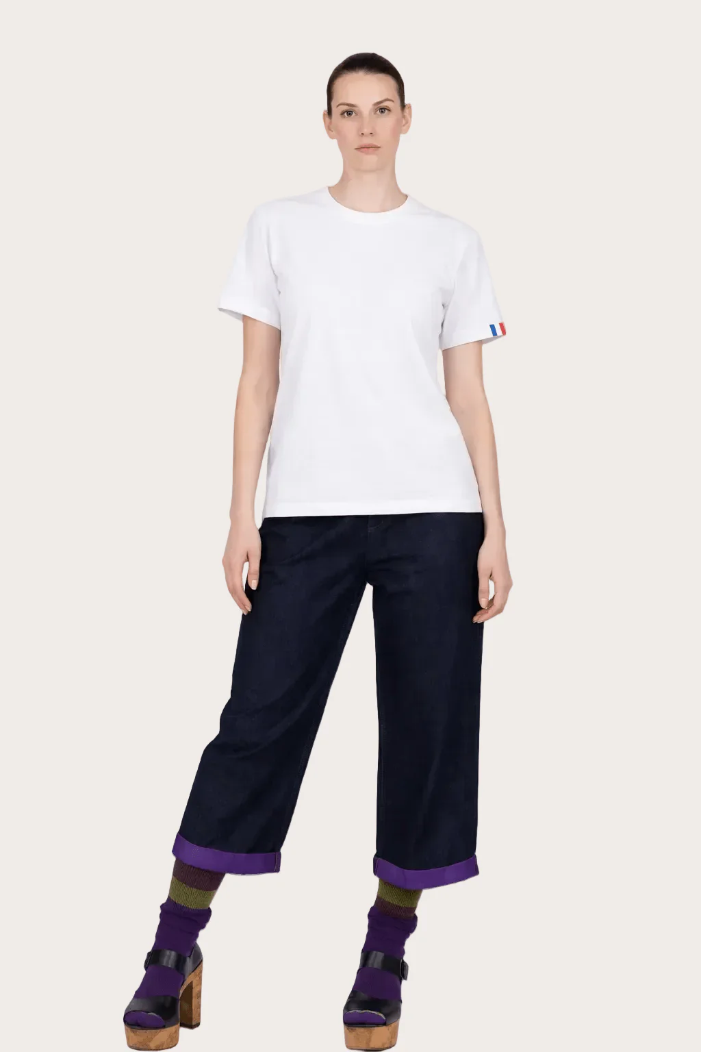 LO NEEL T-shirt Vague Blanc - Image 2