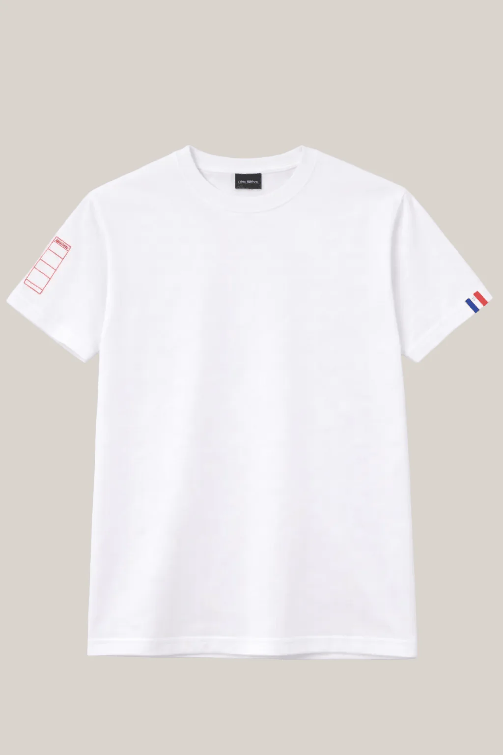 LO NEEL T-shirt Vague Blanc - Image 5