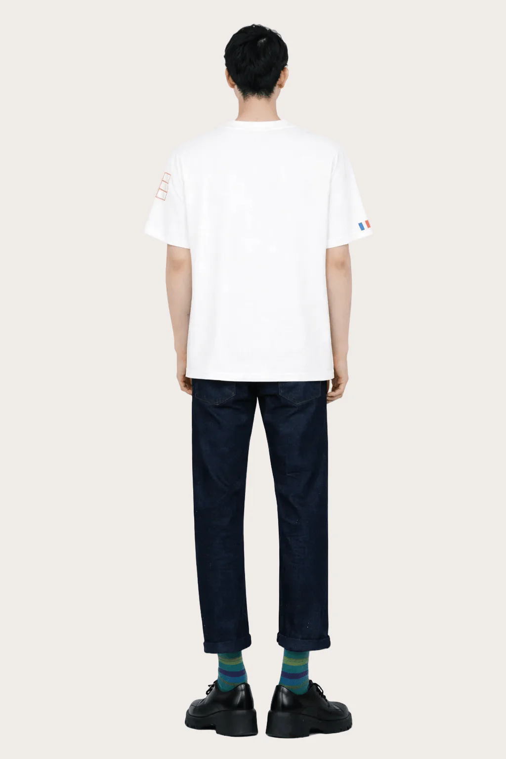 LO NEEL T-shirt Vague Blanc - Image 8