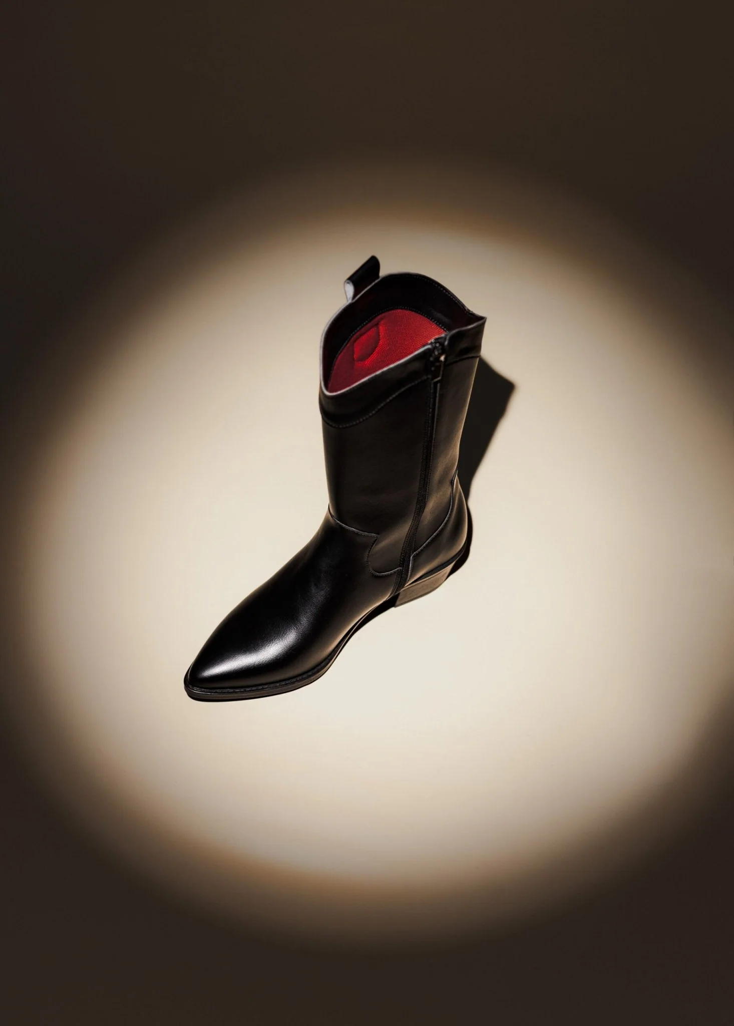 CARMEN – black plant-based leather cowboy boots - Image 4