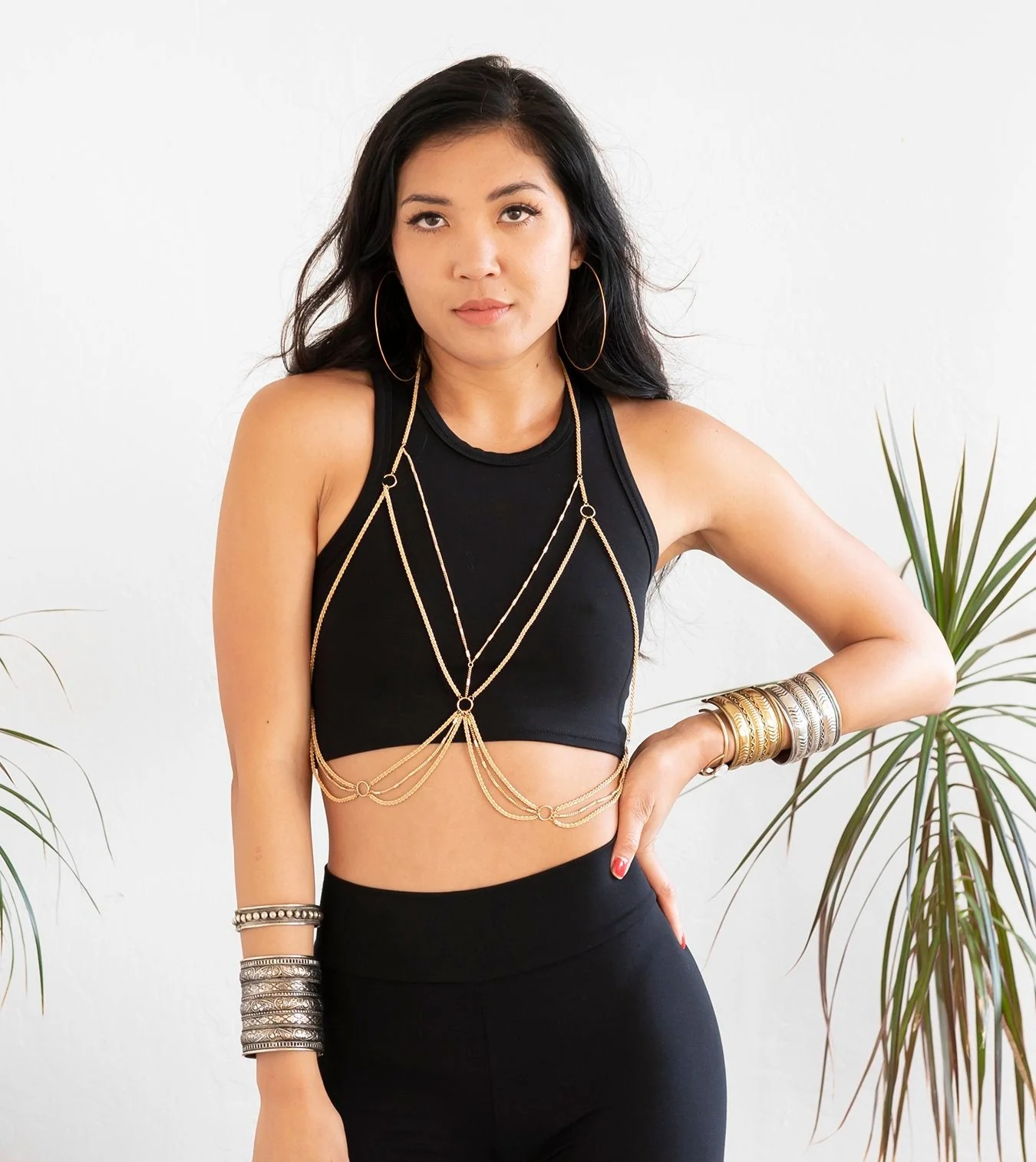 LOUNGE CROP - BLACK - Image 2