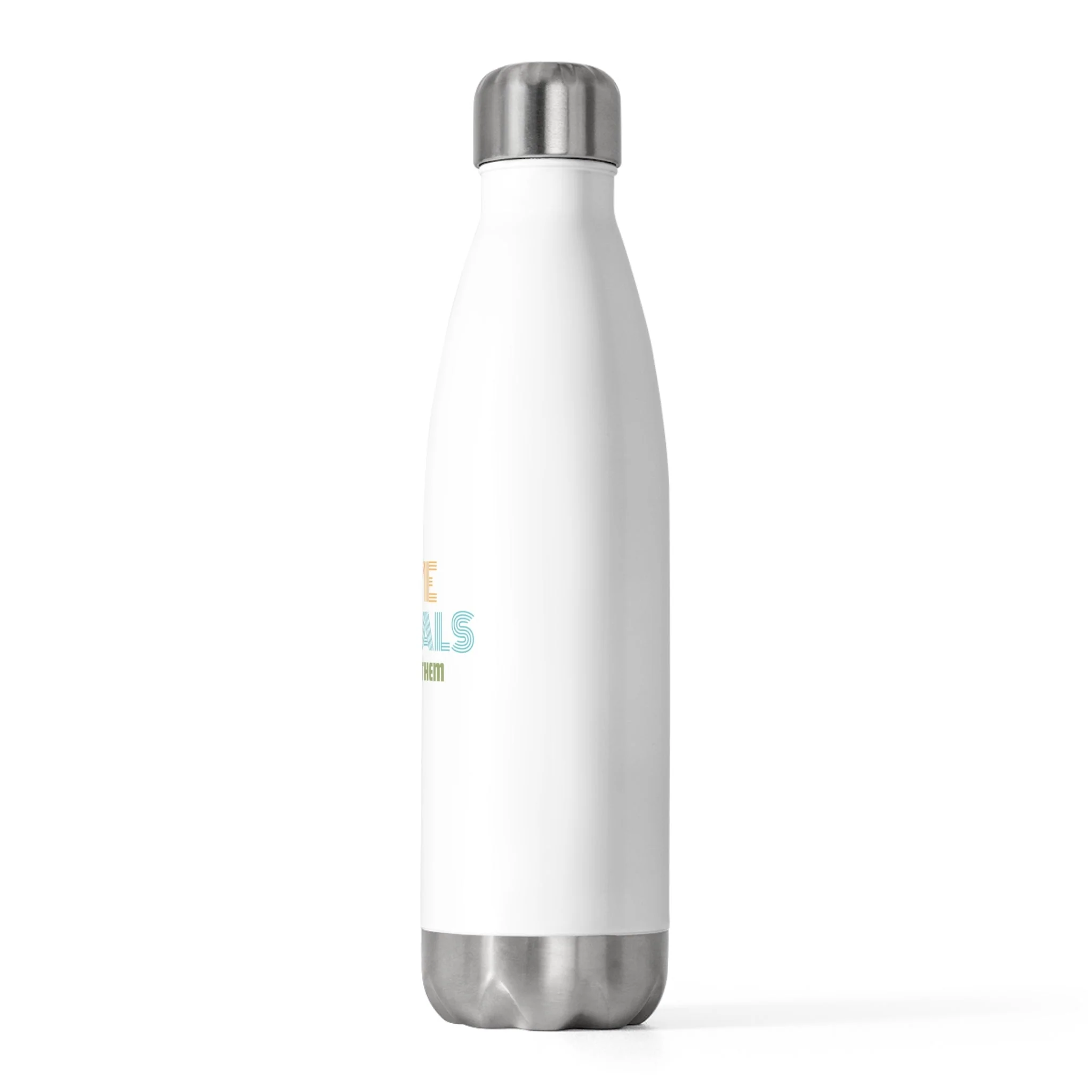 Love Animals, Don't Eat Them -  20oz Insulated Water Bottle - Image 2