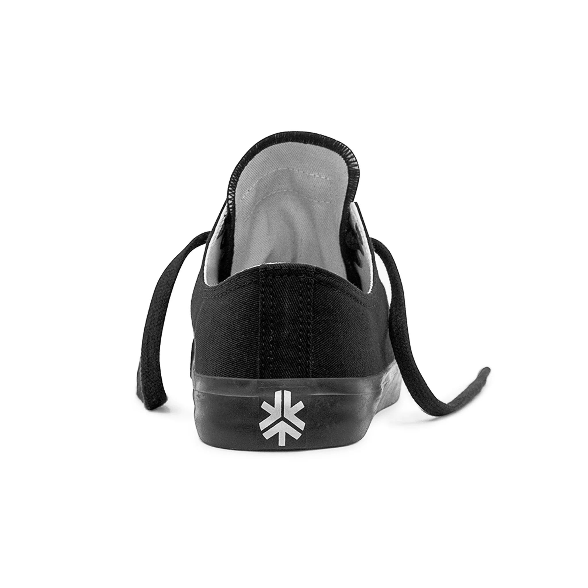 Low Cut Sneakers, All Black - Image 3