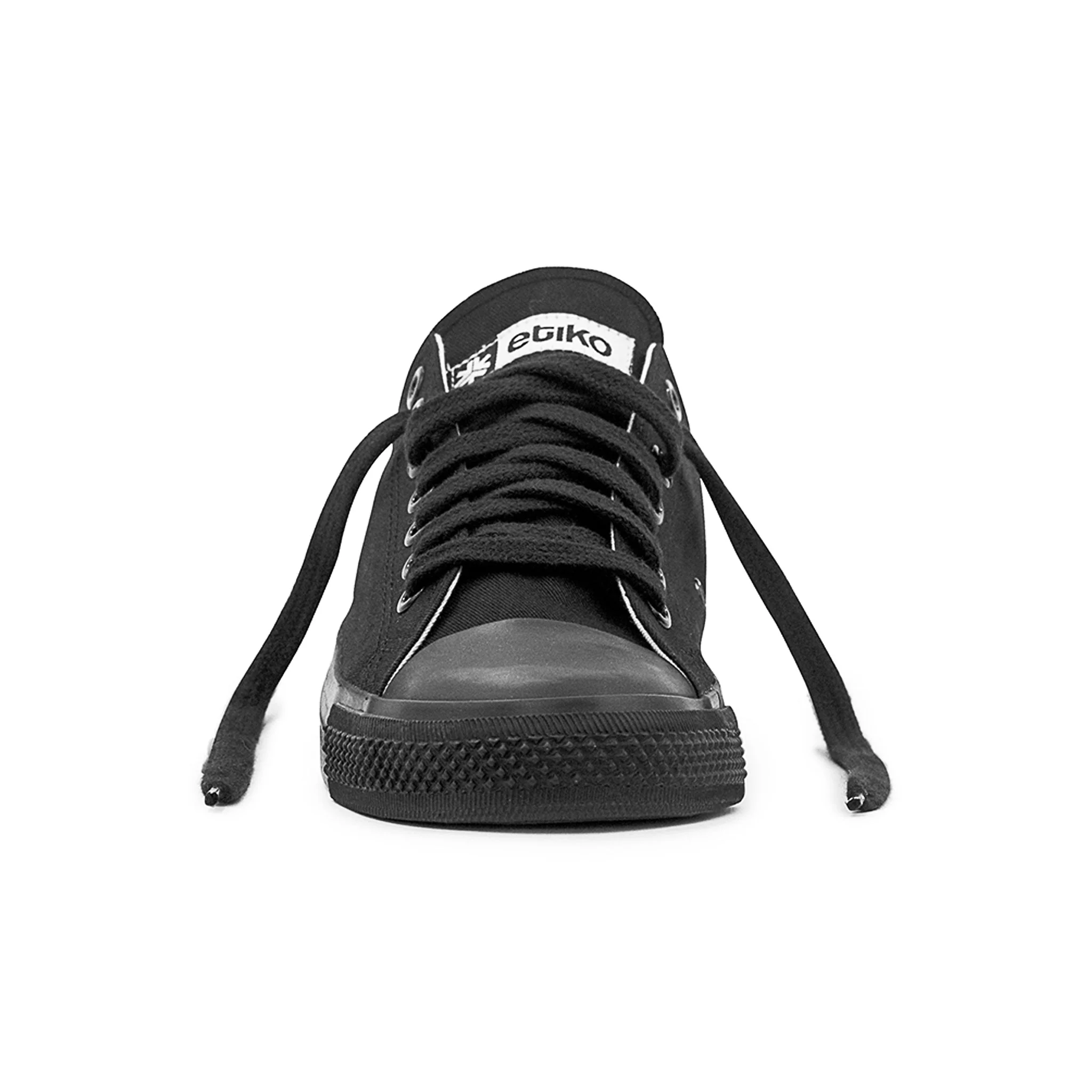 Low Cut Sneakers, All Black - Image 4