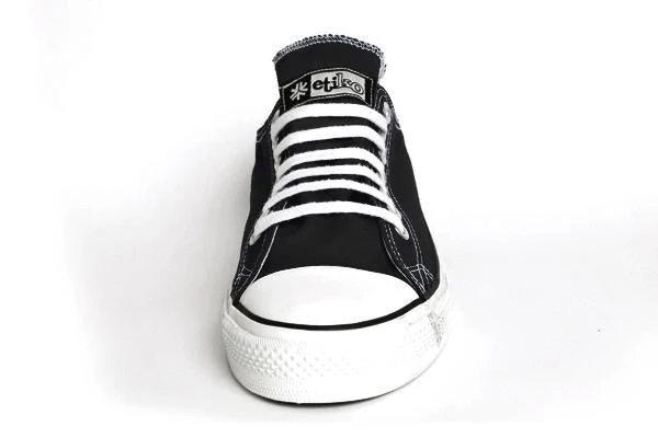 Low Cut Sneakers, Black & White - Image 11