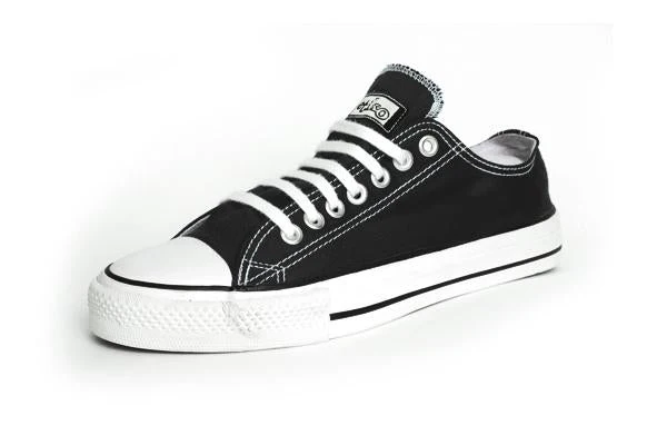Low Cut Sneakers, Black & White - Image 12