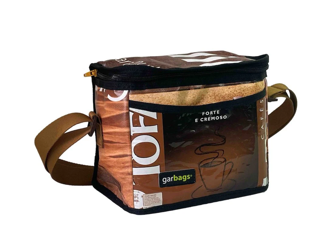 lunch bag coffee package brown