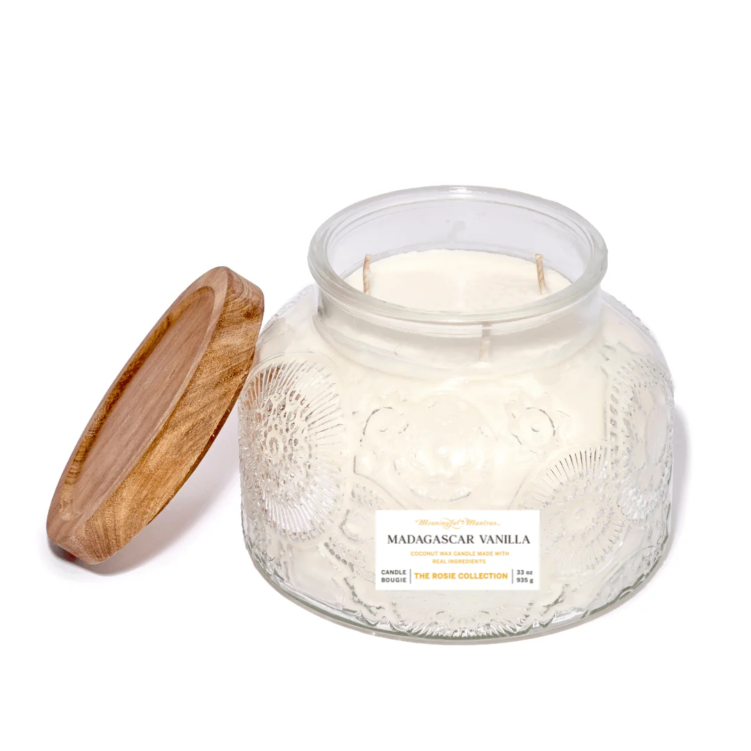 Madagascar Vanilla Natural Candle 33oz Rosie Collection Luxury Three Wick - Image 2